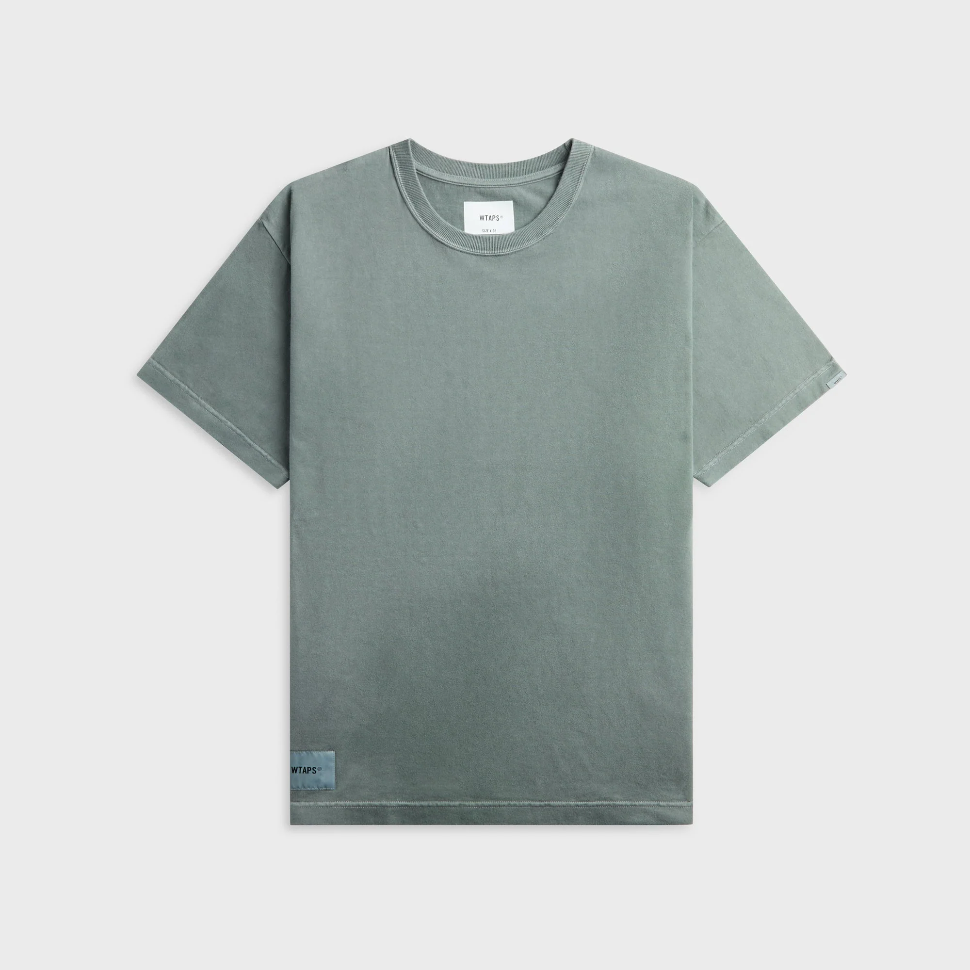 WTAPS Sign-OD Short Sleeve Cotton Tee - Gray