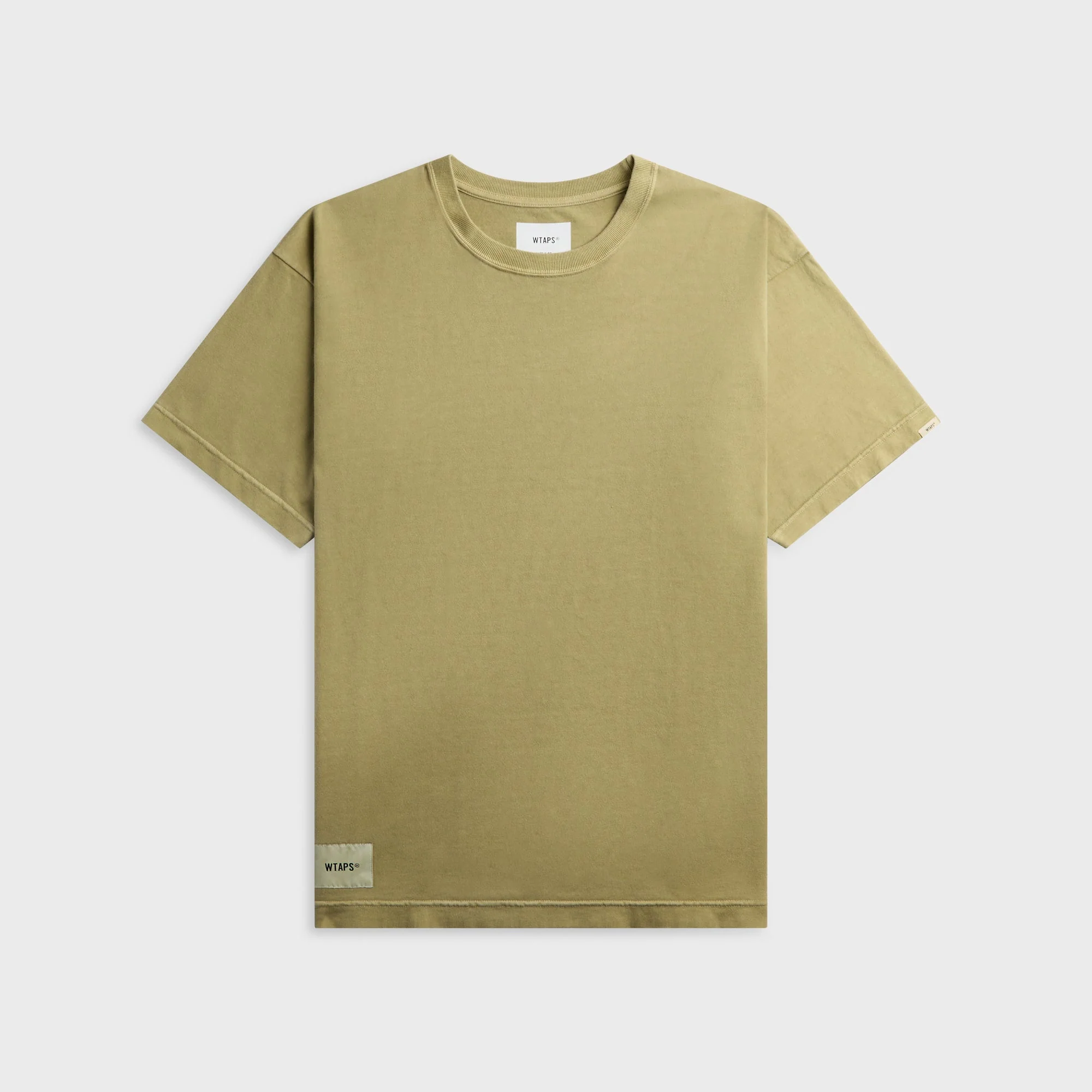 WTAPS Sign-OD Short Sleeve Cotton Tee - Olive Drab