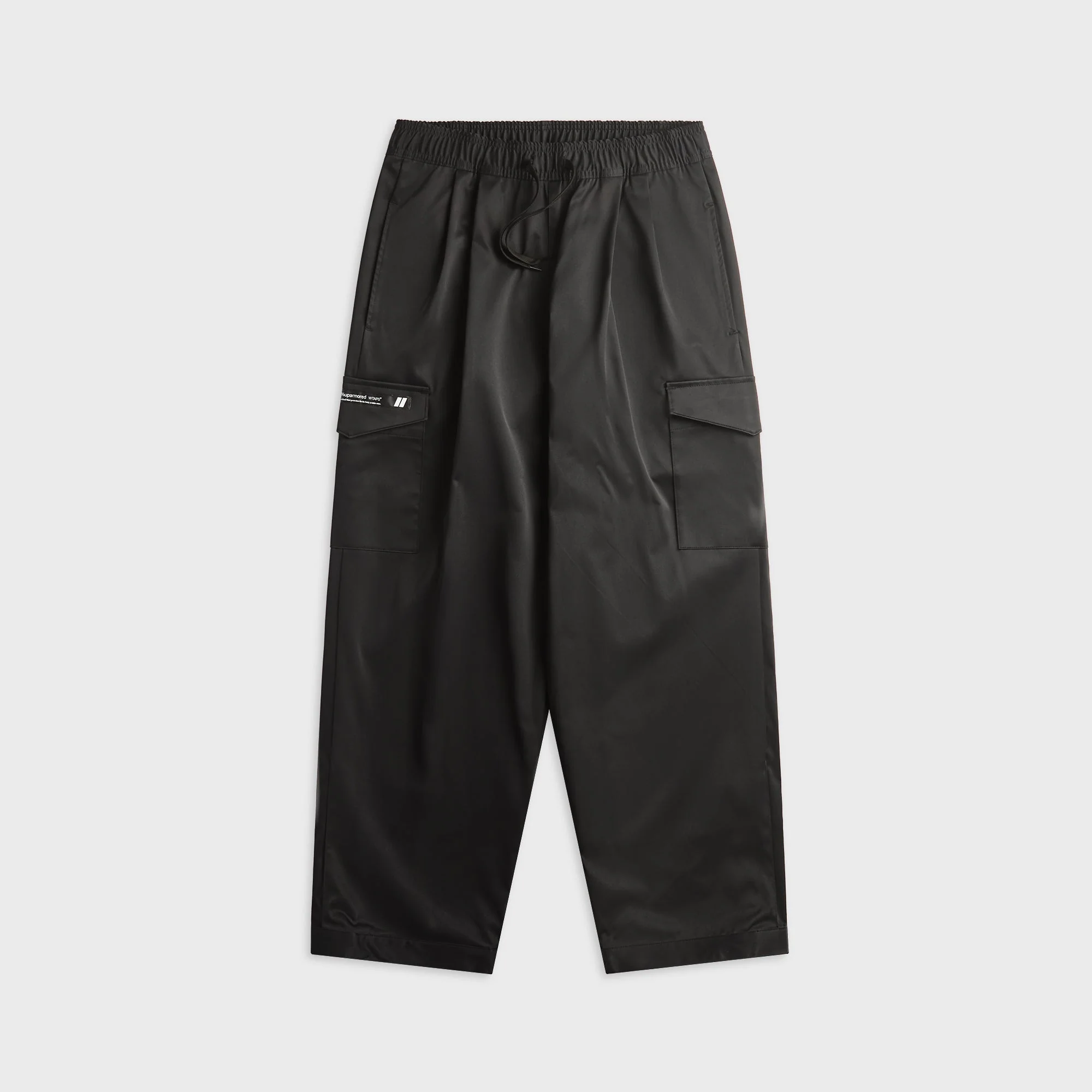 WTAPS MILT2601 Poly Satin Trouser - Black