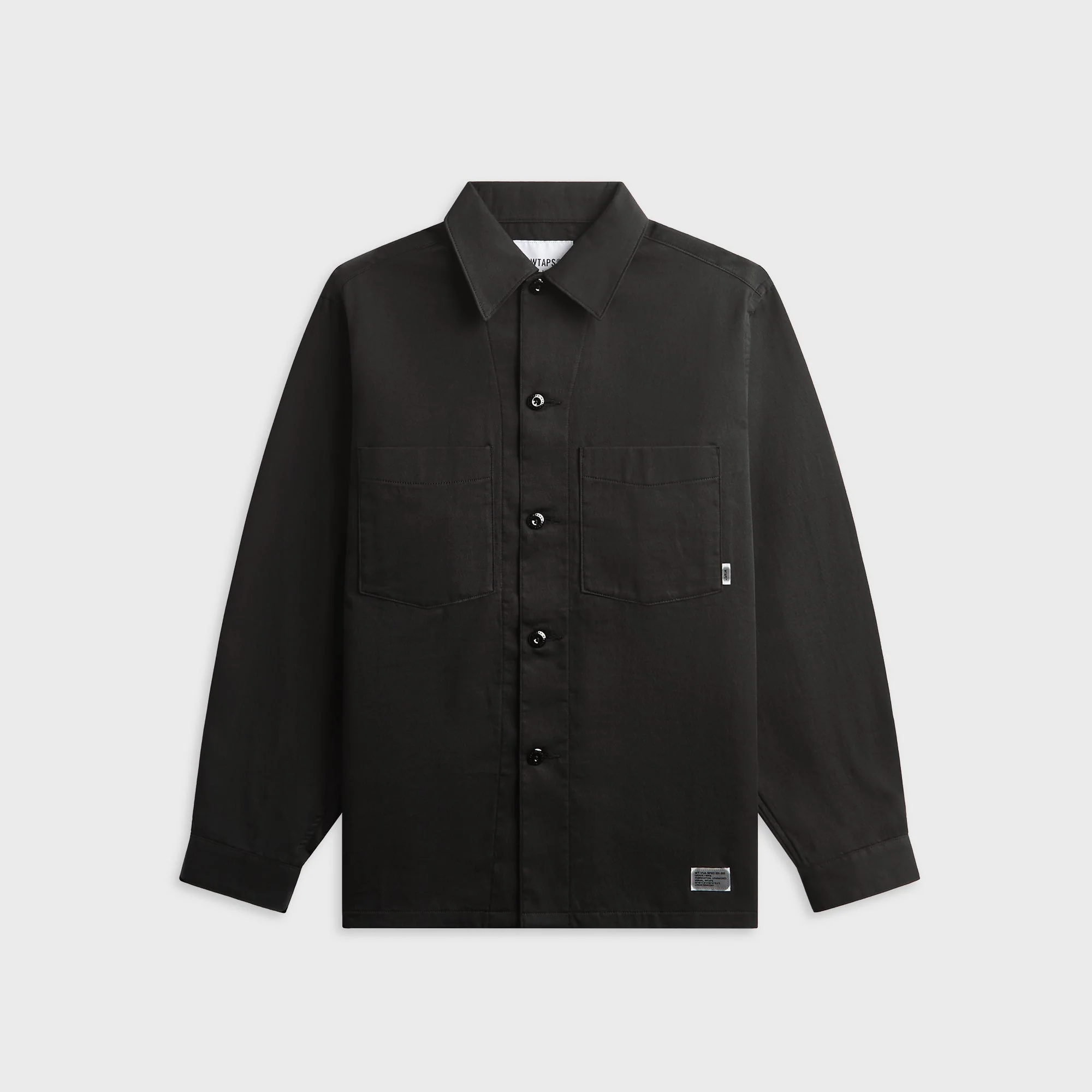 WTAPS CBW Cotton Twill Long Sleeve Shirt - Black