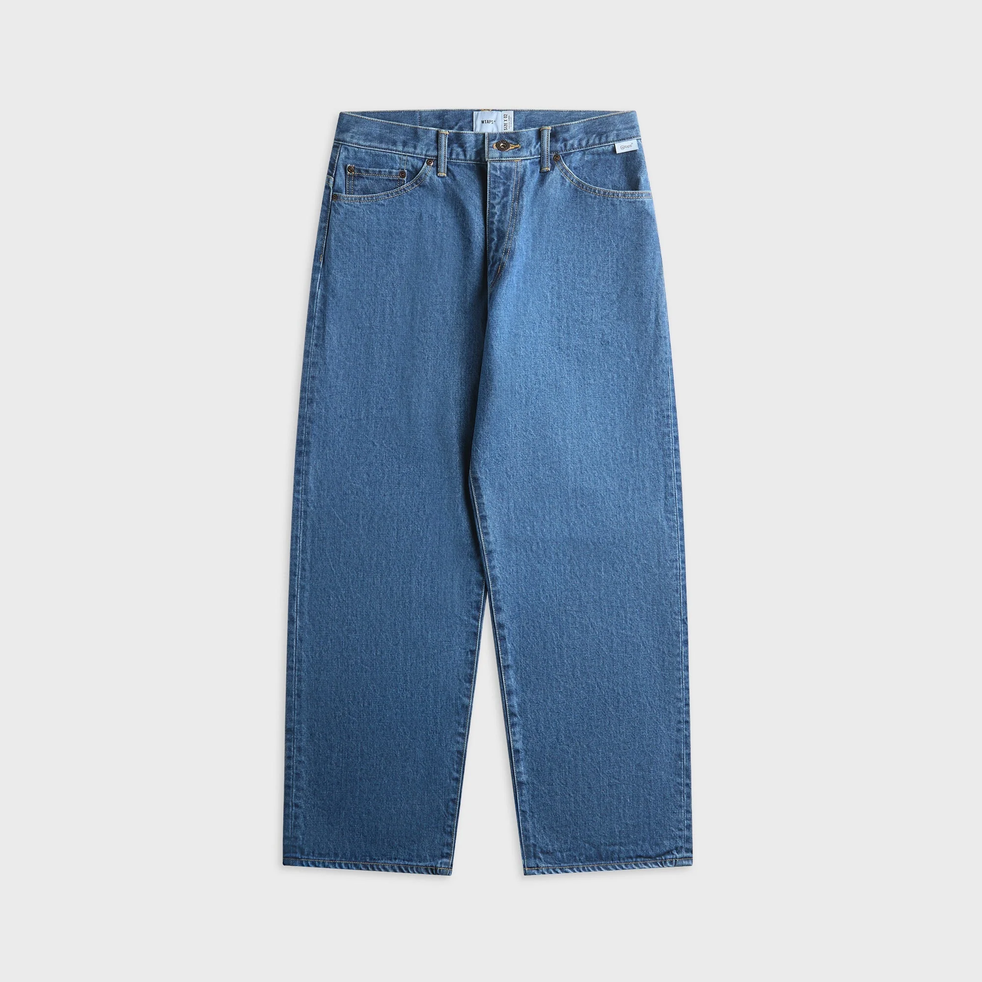 WTAPS Blues Straight Cotton Denim Trouser - Indigo