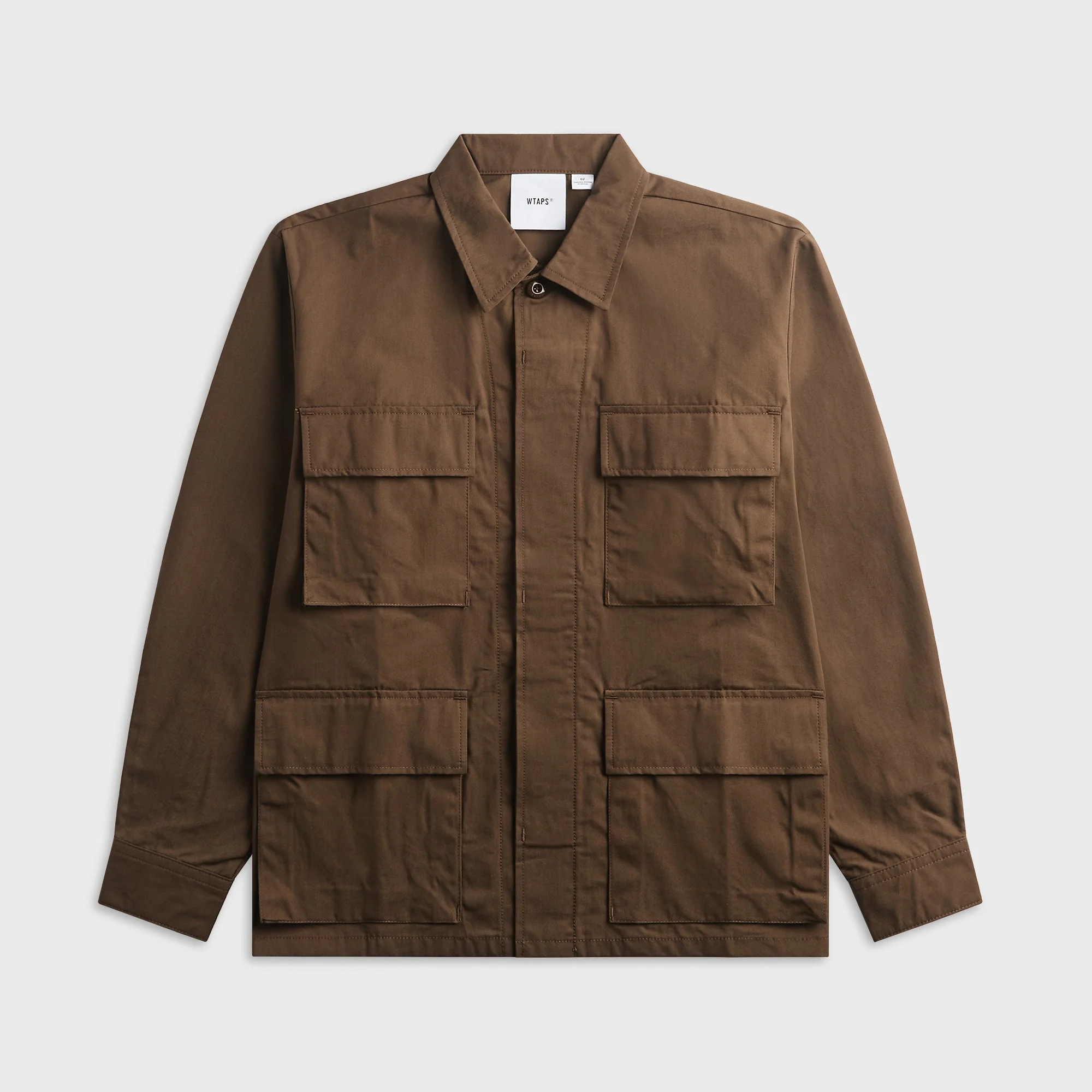 WTAPS JMOD Nyco. Weather Cordura? Long Sleeve Jacket - Brown