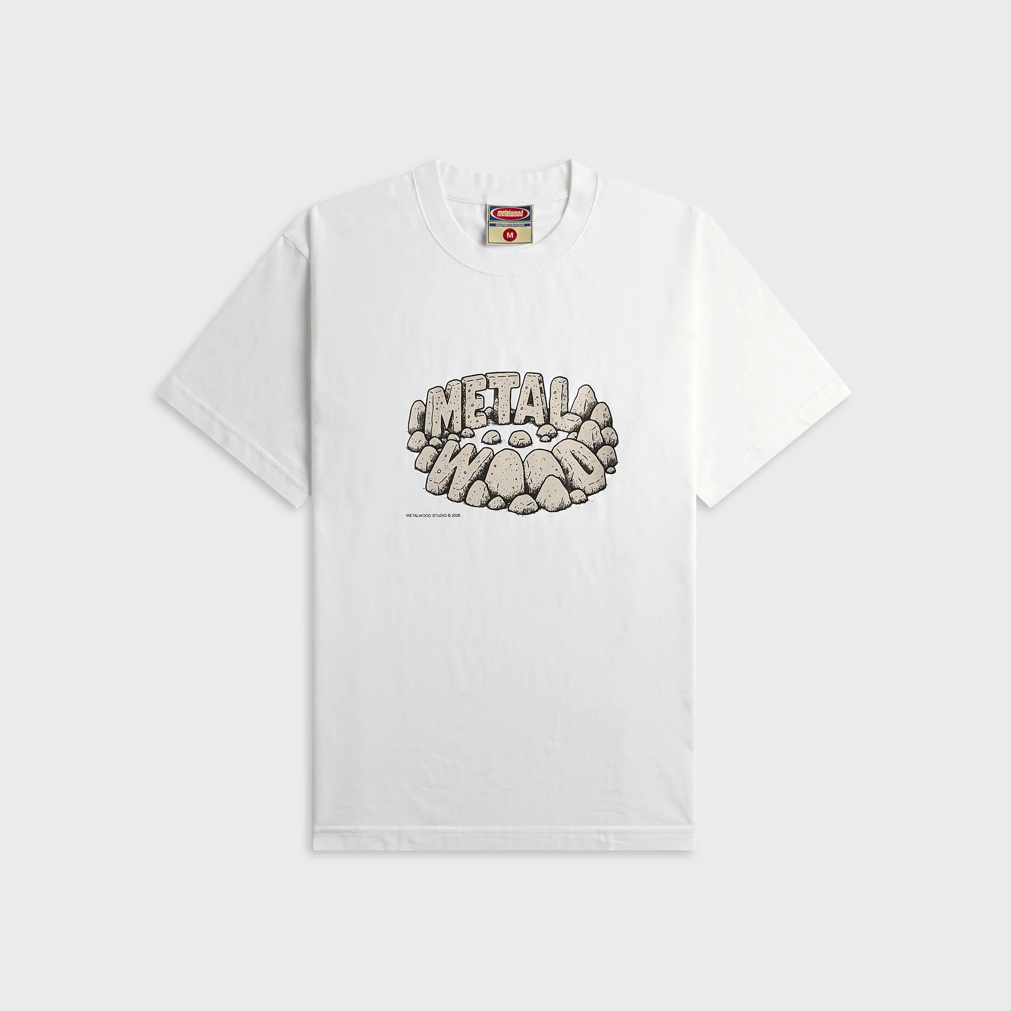 Metalwood Stonehenge Tee - White