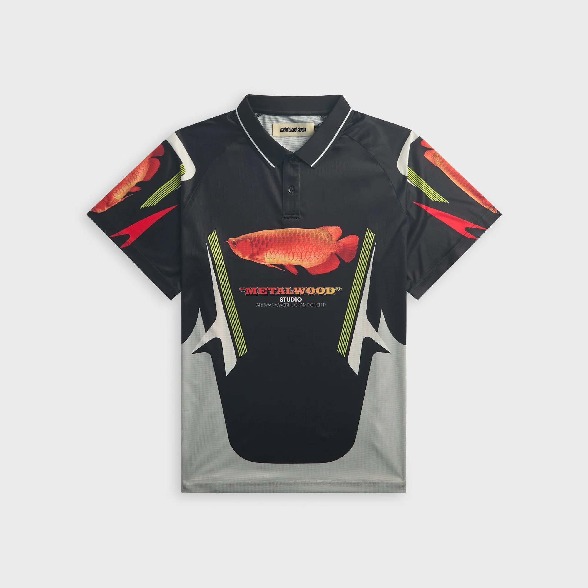 Metalwood Arowana Sport Polo - Black