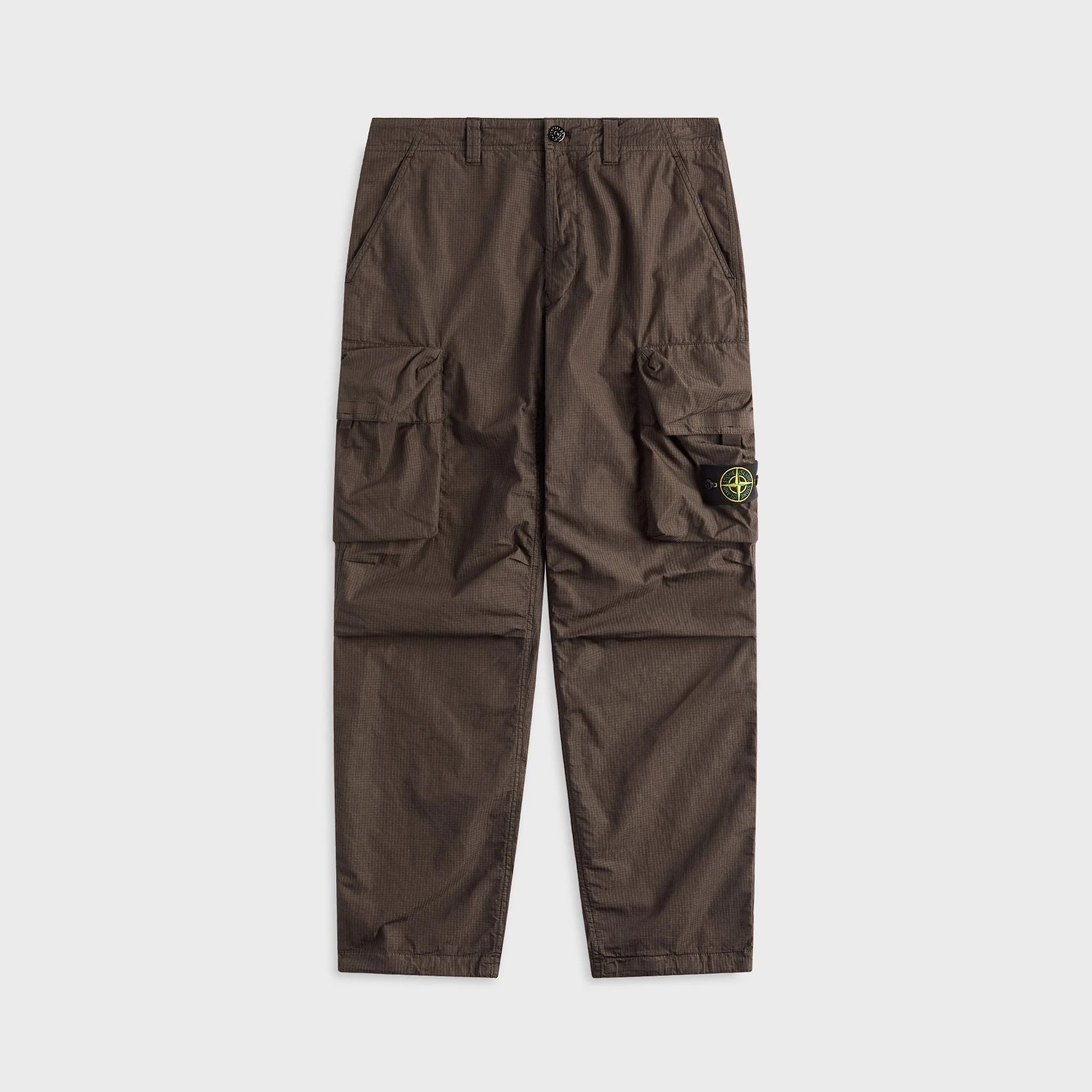 Stone Island Cotton Nylon Micro Ripstop Cargo Pant - Charcoal