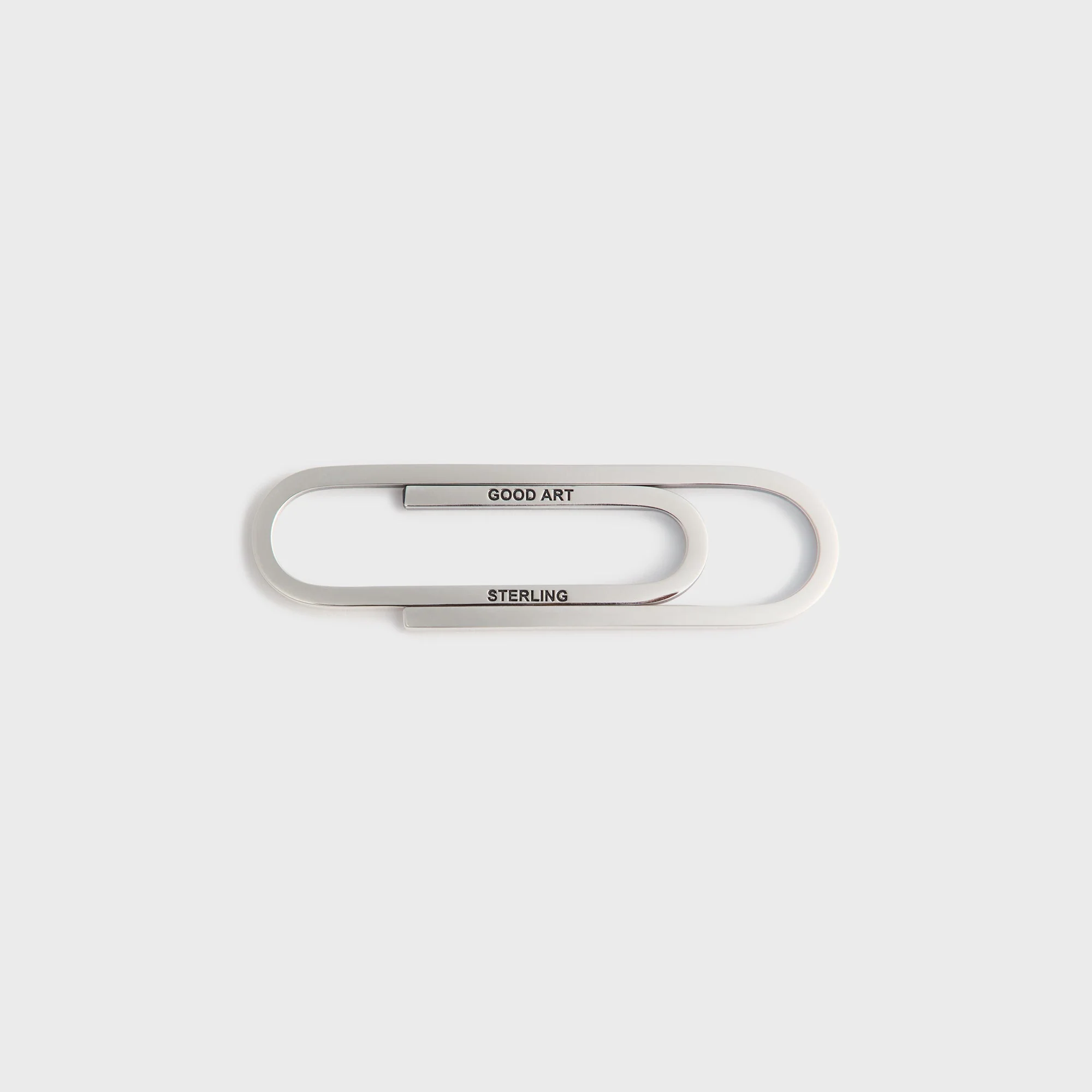 Good Art Hollywood Paper Clip Money Clip - Silver