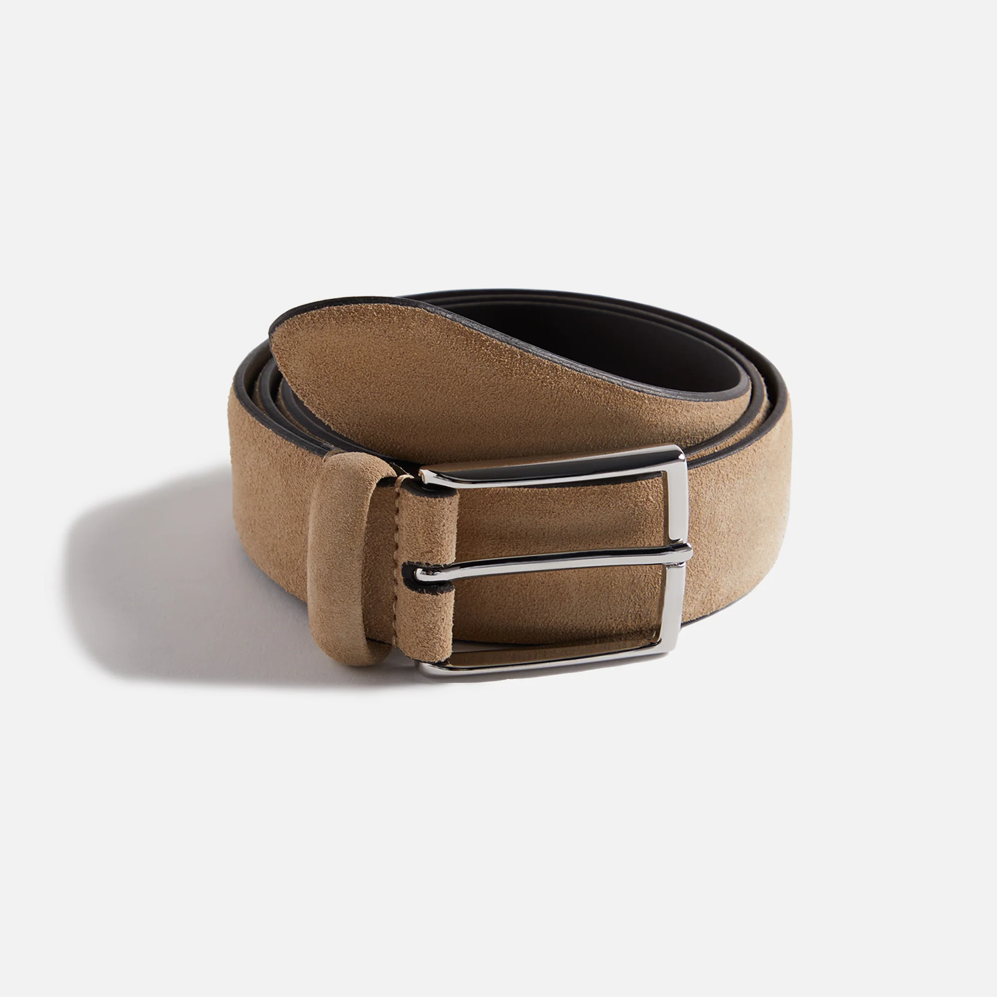 Anderson's Suede Tan Semi Formal Belt - Tan