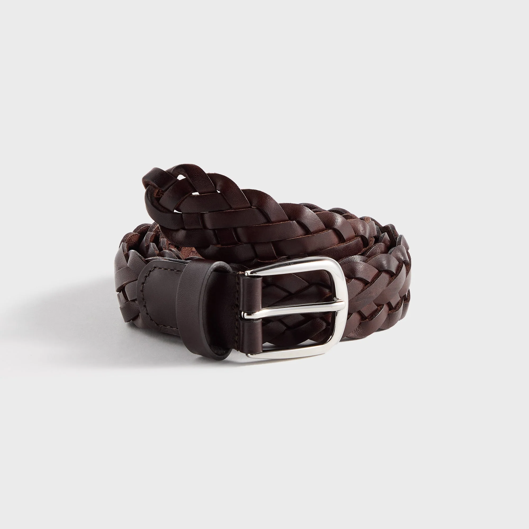 Anderson's Full Grain Brown Calf Leather Belt - Brown
