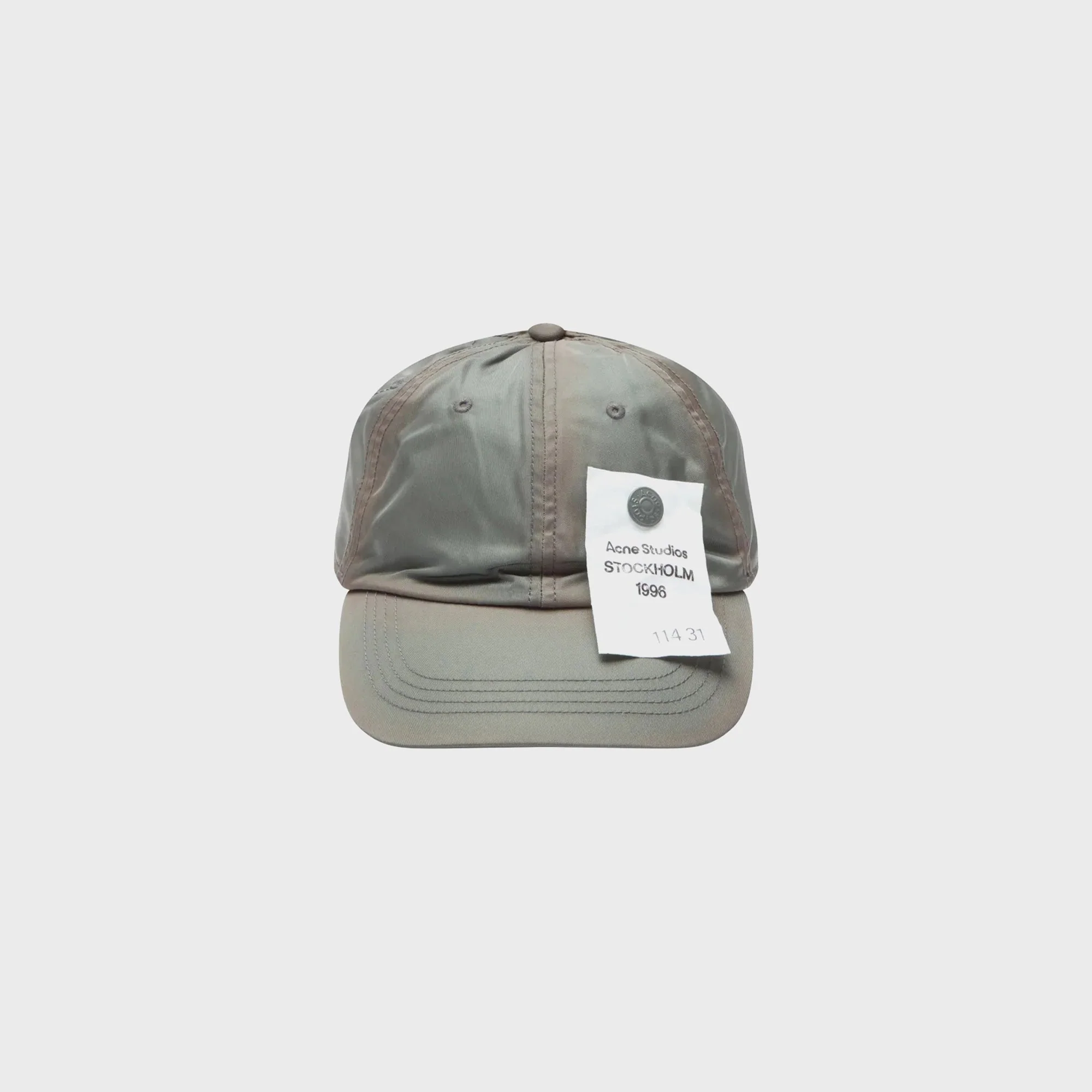 Acne Studios Baseball Cap - Stone Grey