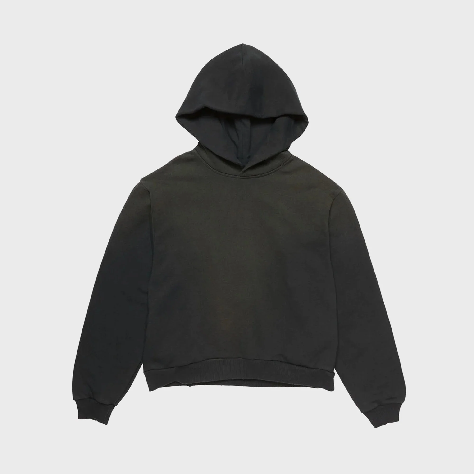 Acne Studios Fleece Logo Hoodie - Black