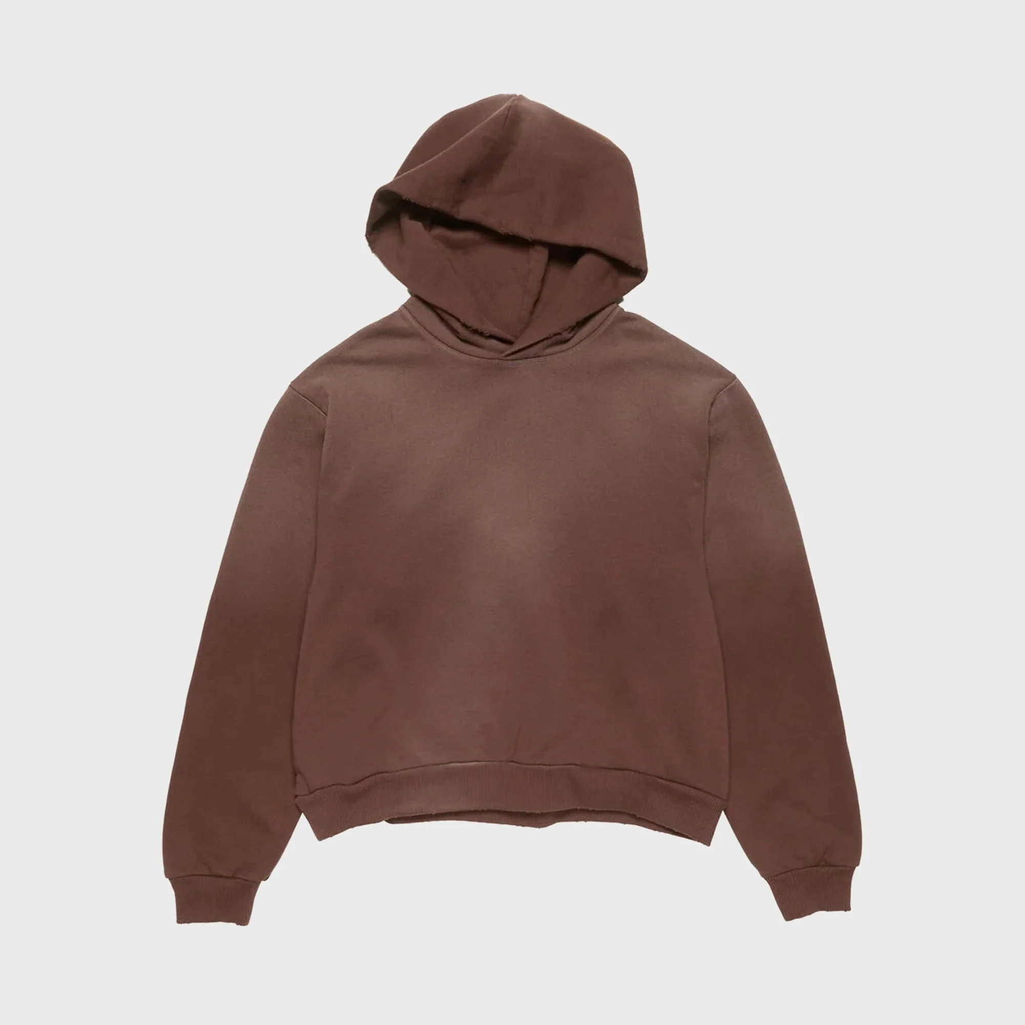 Acne Studios Fleece Logo Hoodie - Chocolate Brown