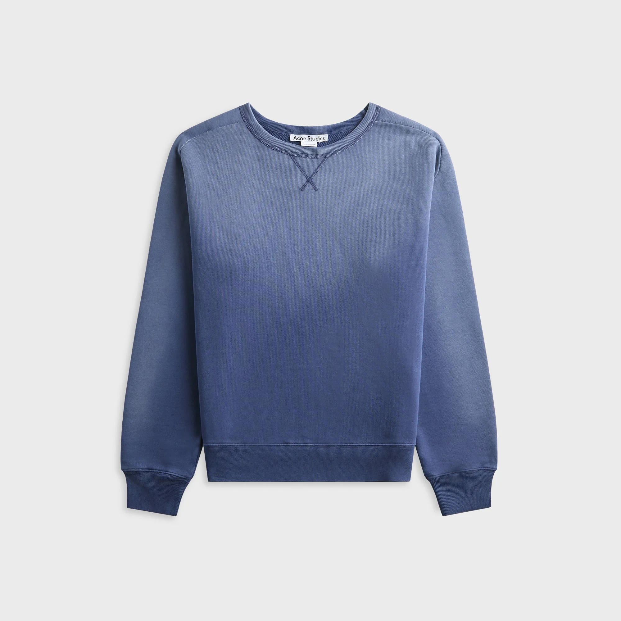 Acne Studios Sprayed Logo Sweatshirt - Navy