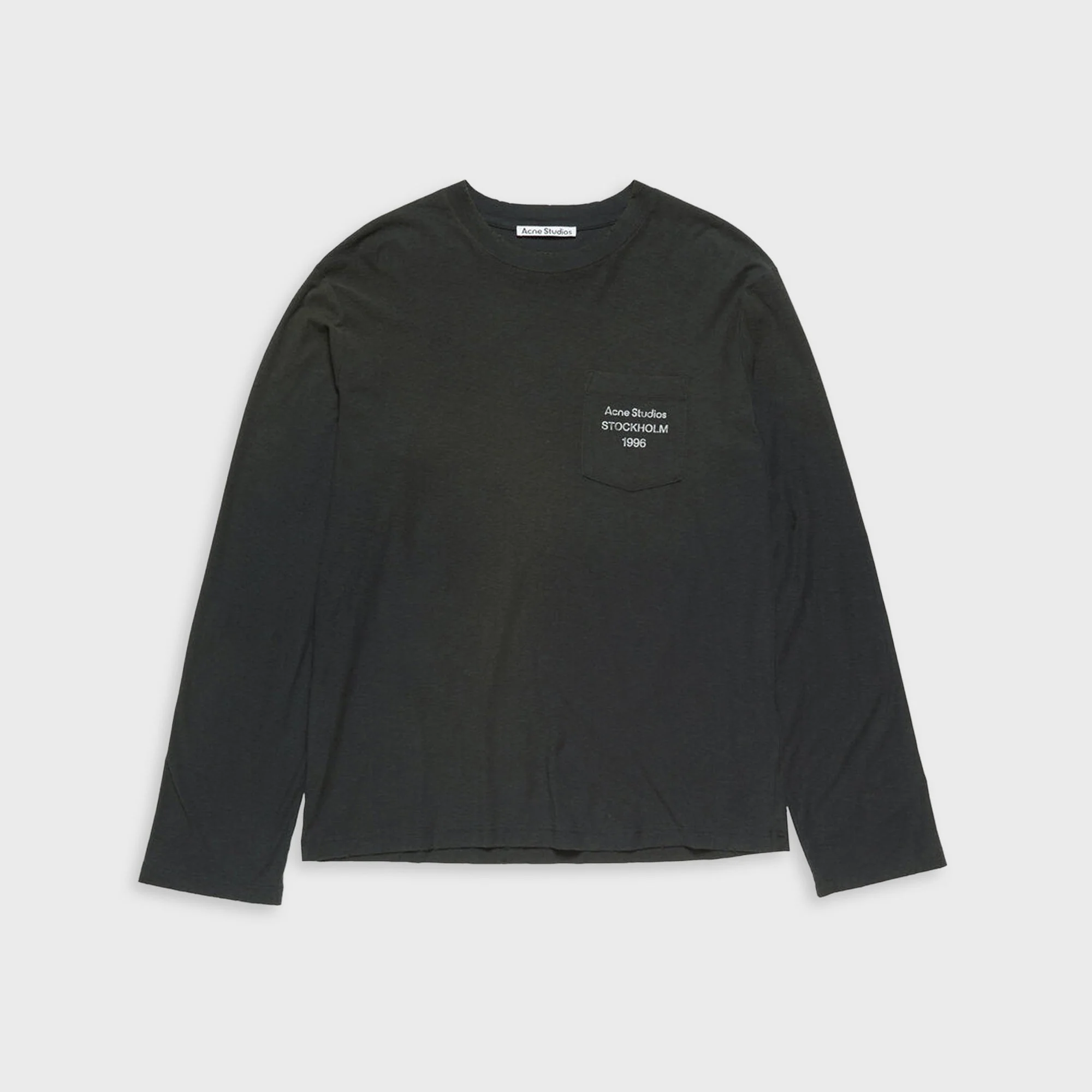 Acne Studios Logo Tee - Faded Black