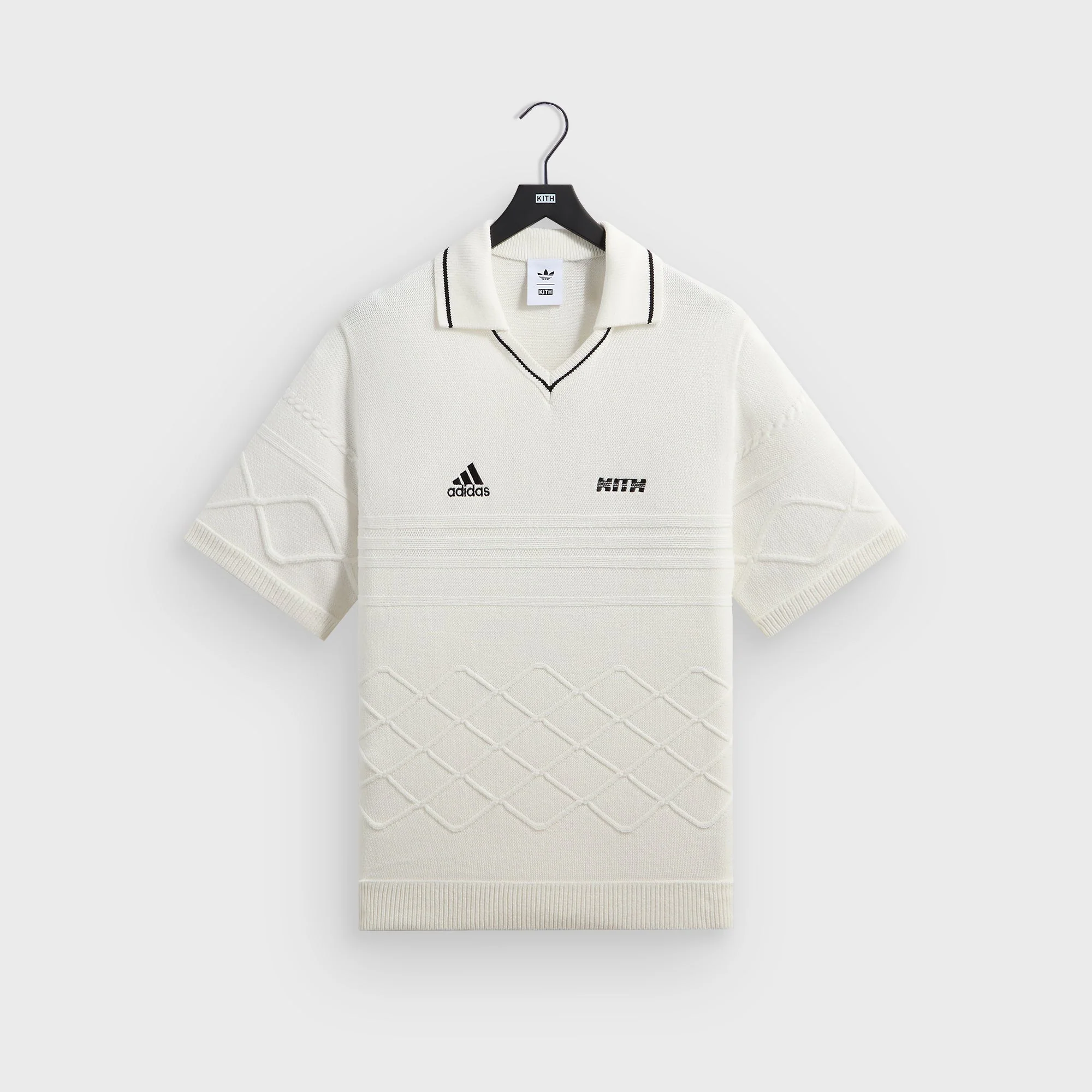 Kith & Messi for adidas Football Knit Polo - White
