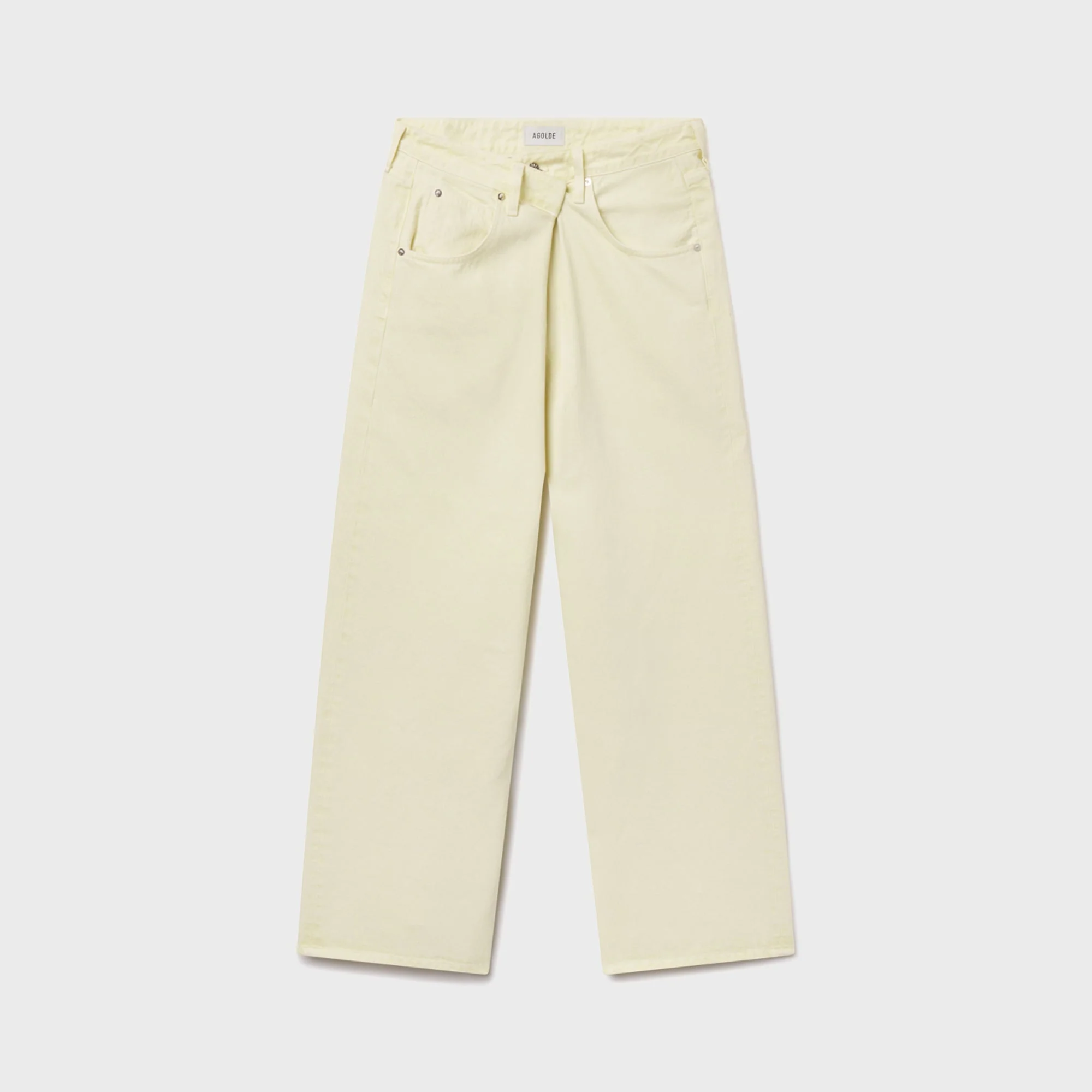 Agolde Vana Fold Jean - Lemon Zest