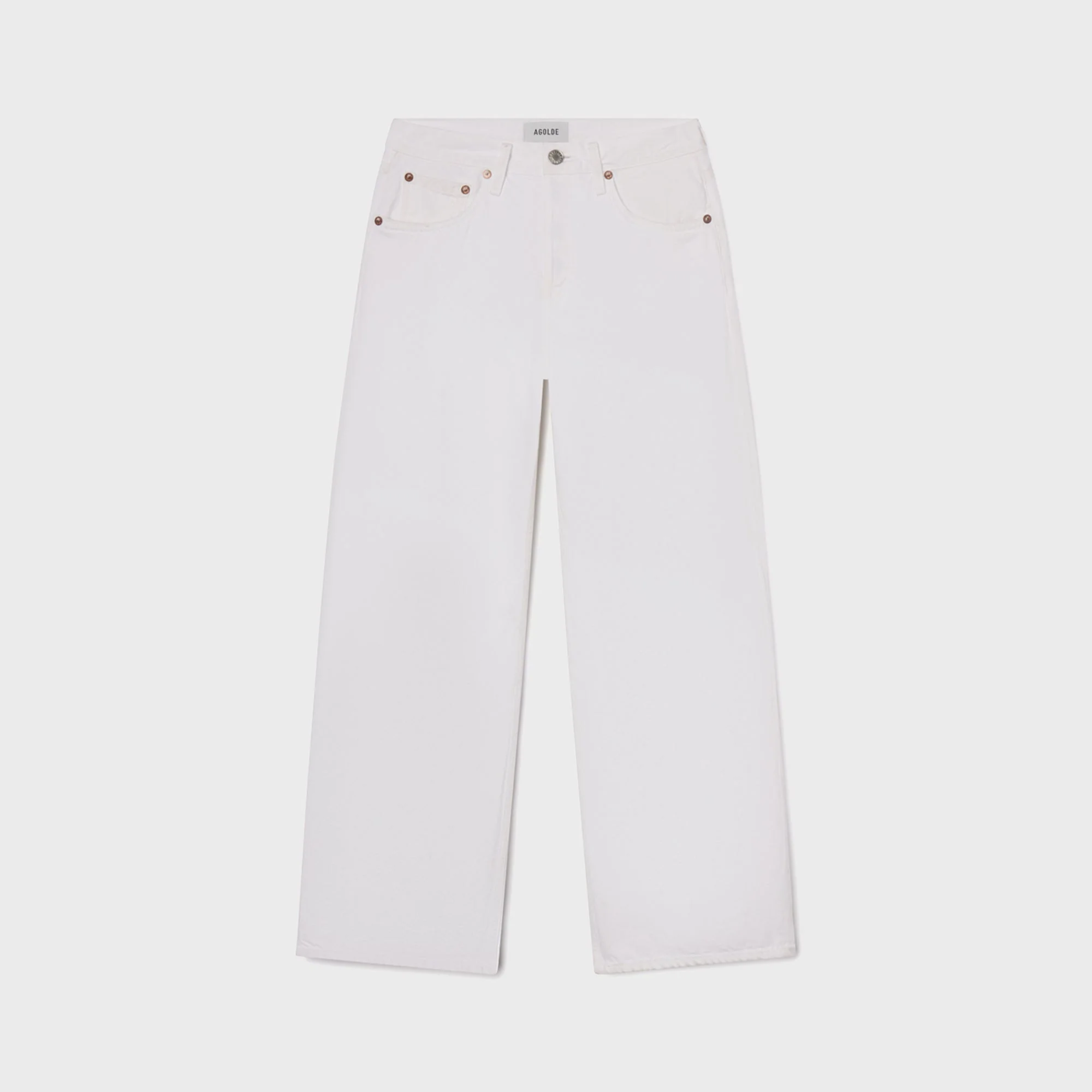 Agolde Low Rise Loose Jean - Marshmallow