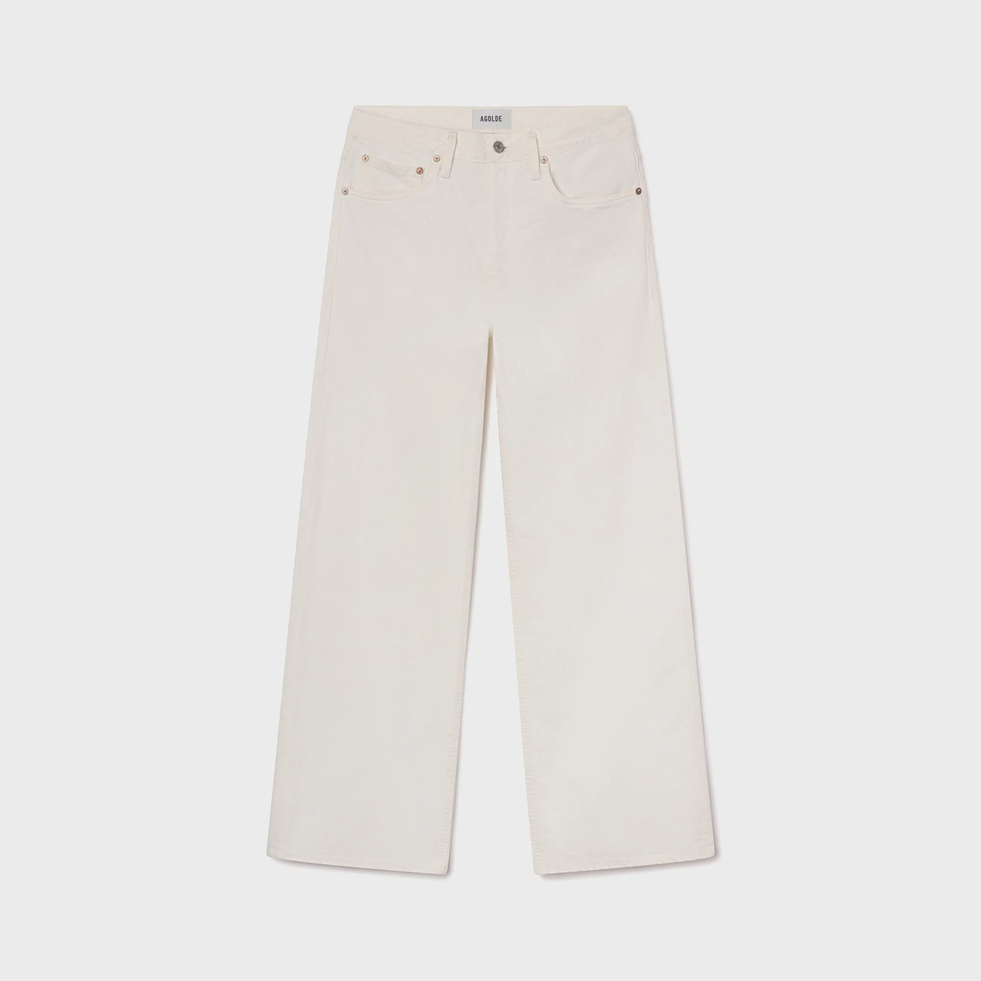 Agolde Arc Jeans - Chalk White