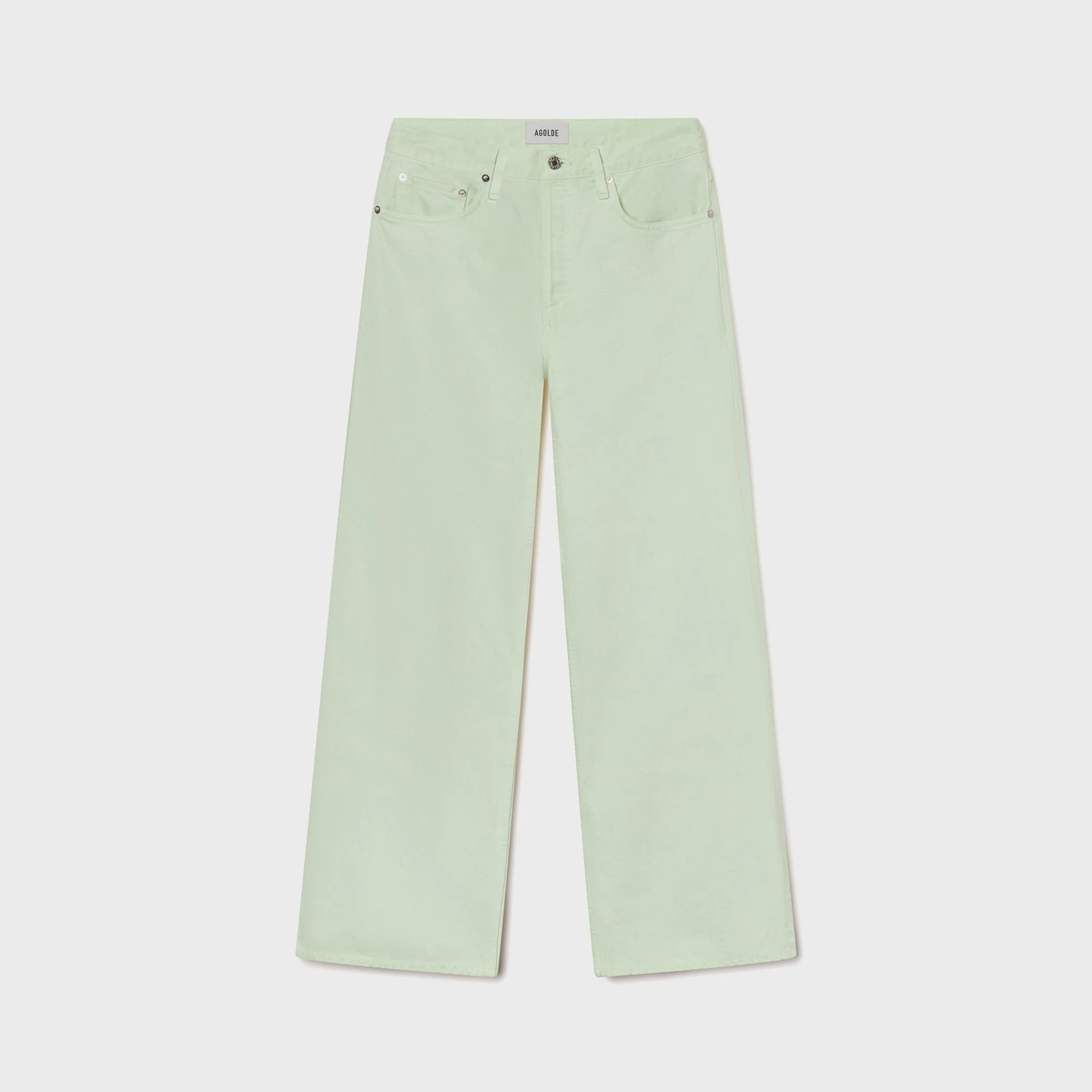 Agolde Arc Jean - Mint Cream