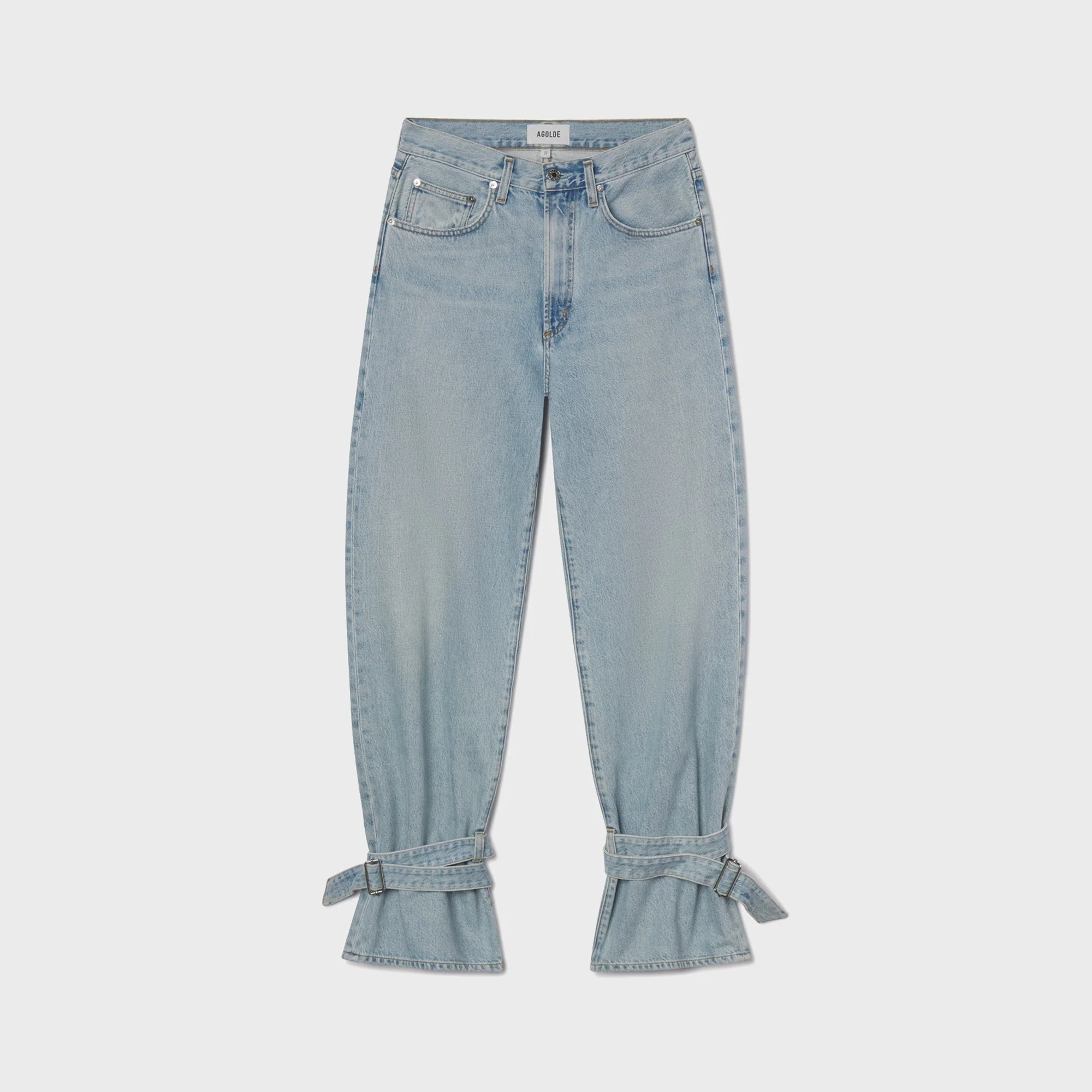 Agolde Cinched Hem Loose Taper Jeans - Custom
