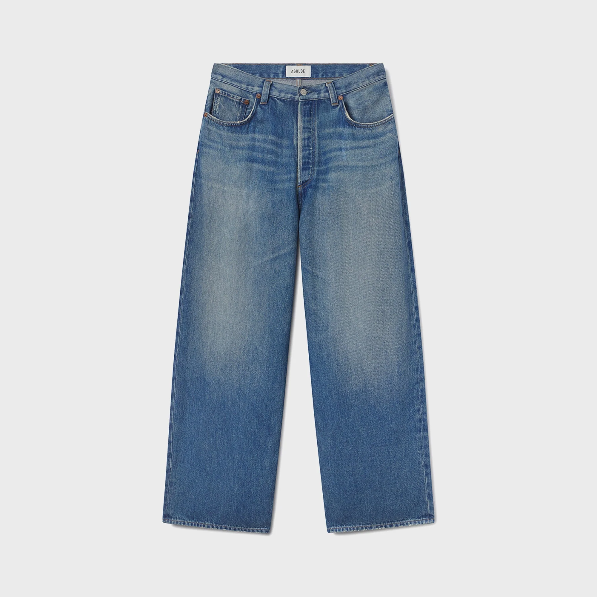 Agolde Rounded Baggy Jeans - Expression