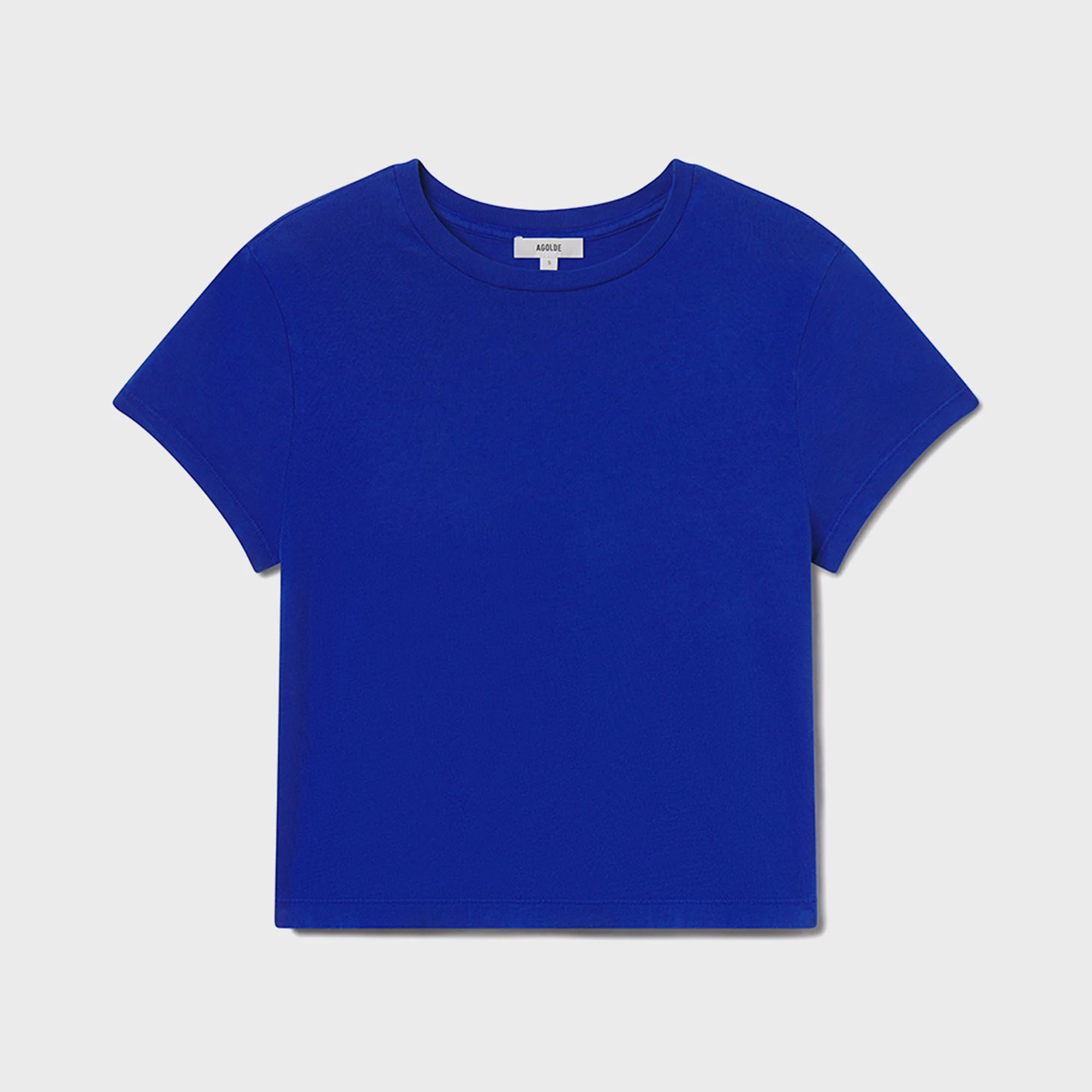 Agolde Adine Shrunken Tee - Cobalt
