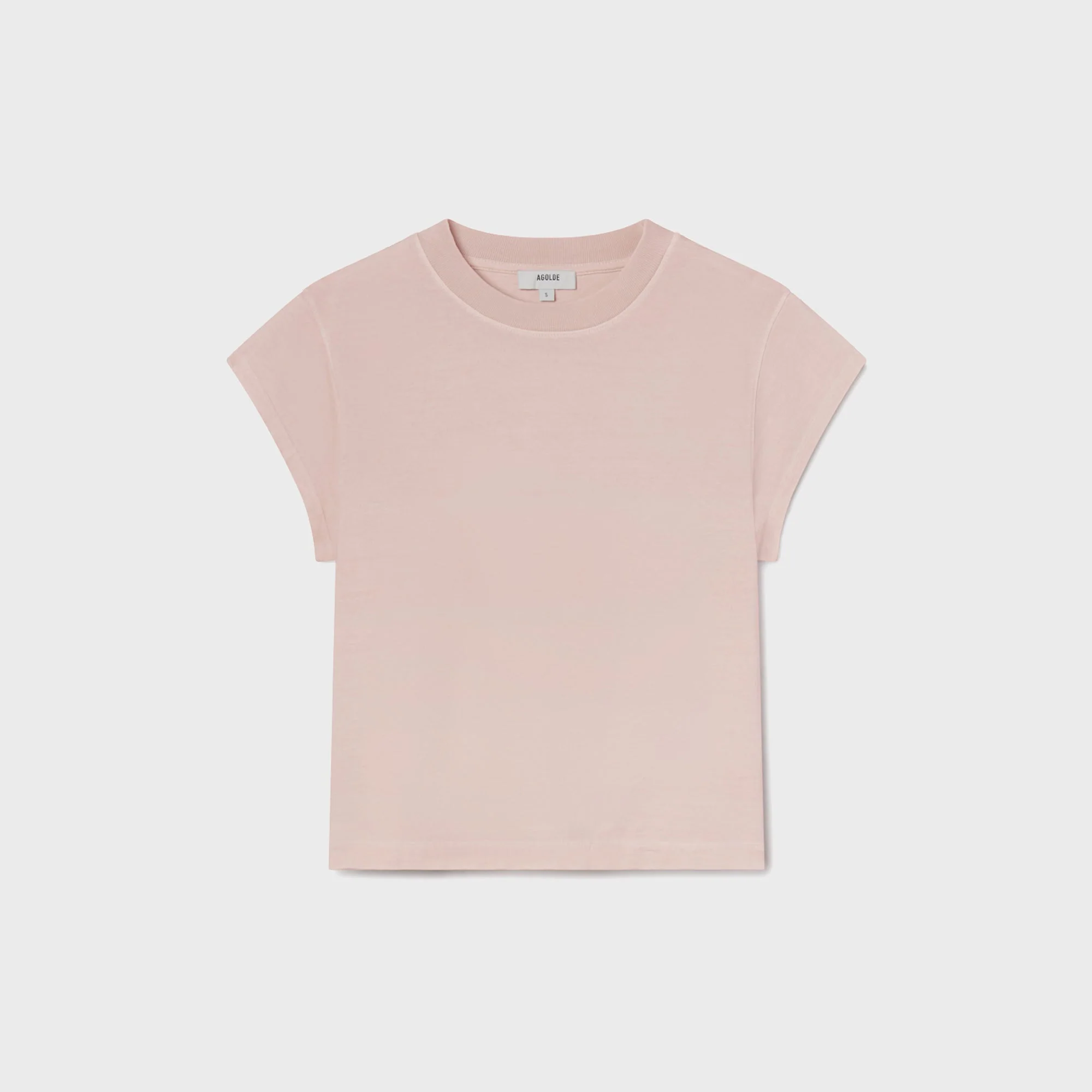 Agolde Bryce Cap Sleeve Tee - Foundation