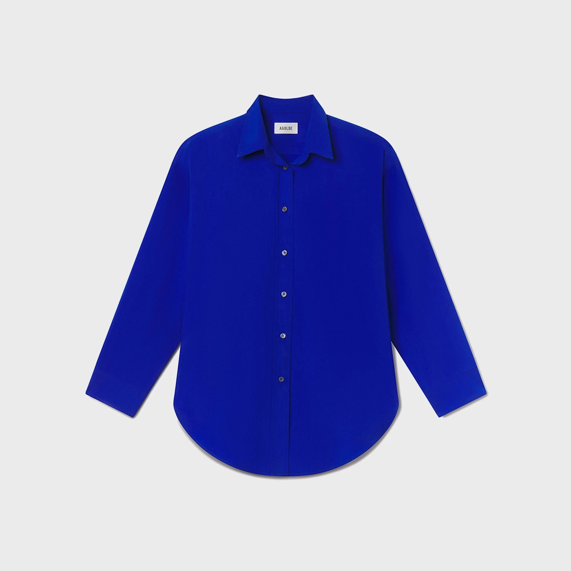 Agolde Sona Shirt - Cobalt