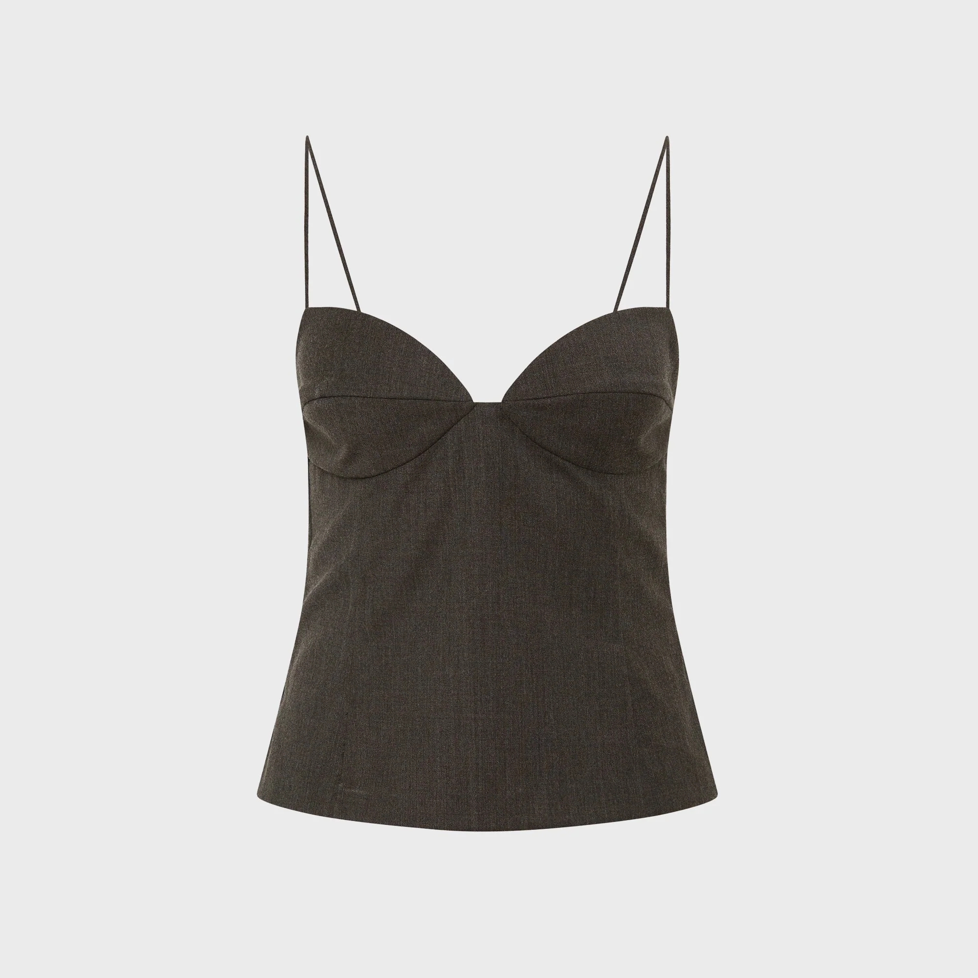 St. Agni Wool Cami Top - Mulch