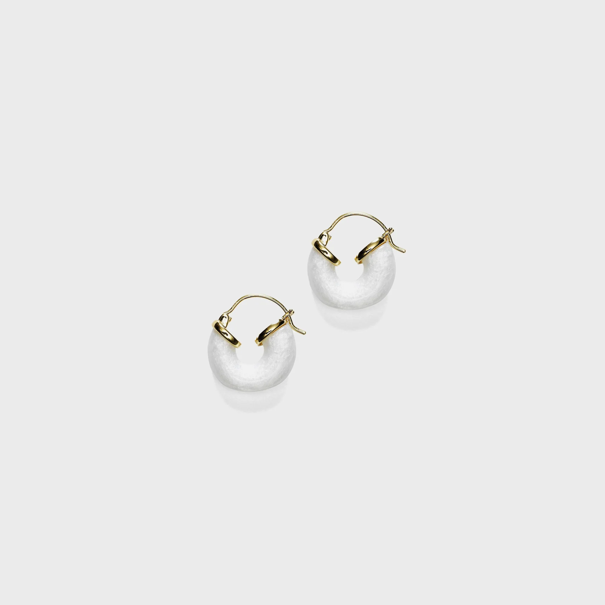Anni Lu Petit Swell Hoop - White
