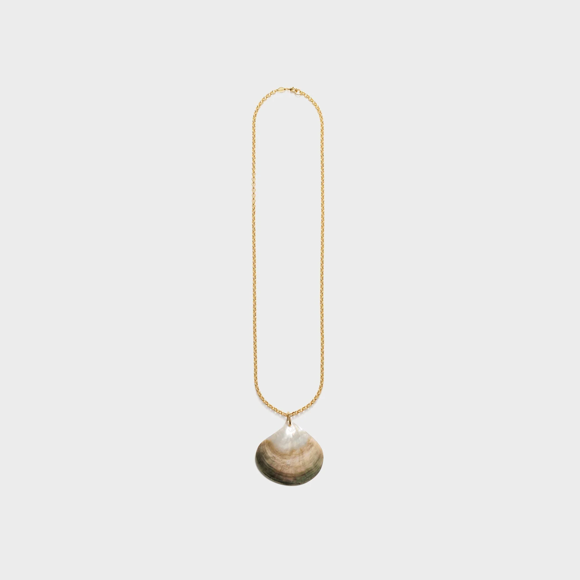 Anni Lu Golden Shell Necklace - White / Multi