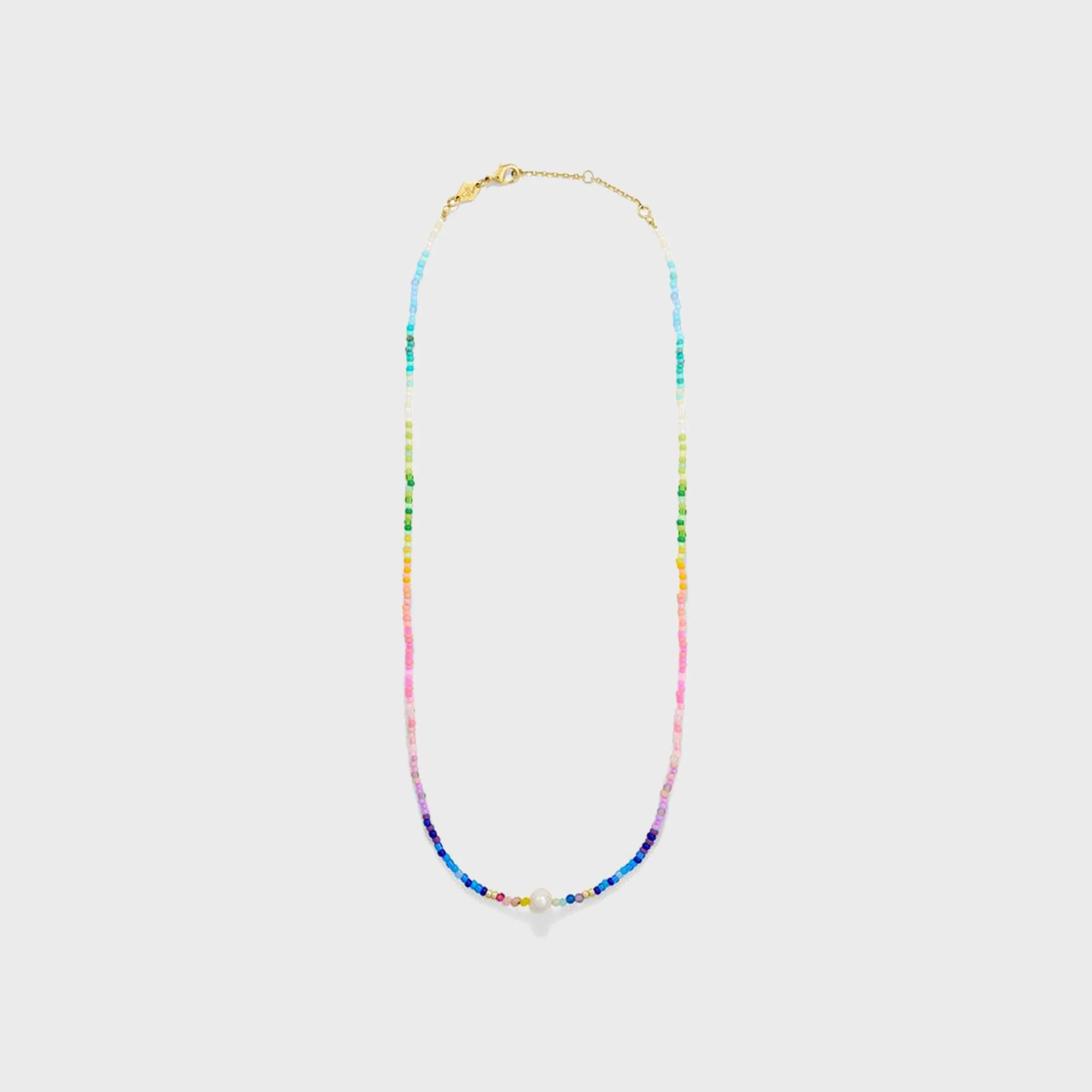 Anni Lu Capri Necklace - Neon Rainbow