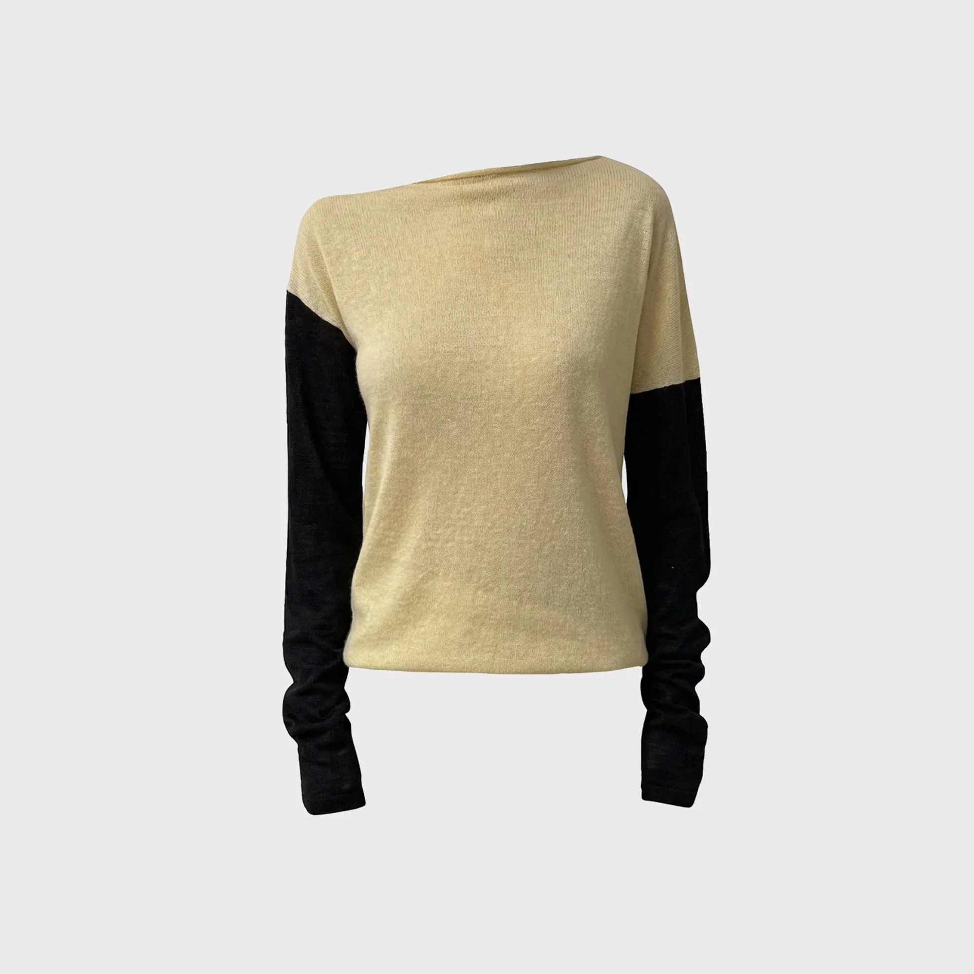 Aya Muse Mirae Top - Black / Buttercream