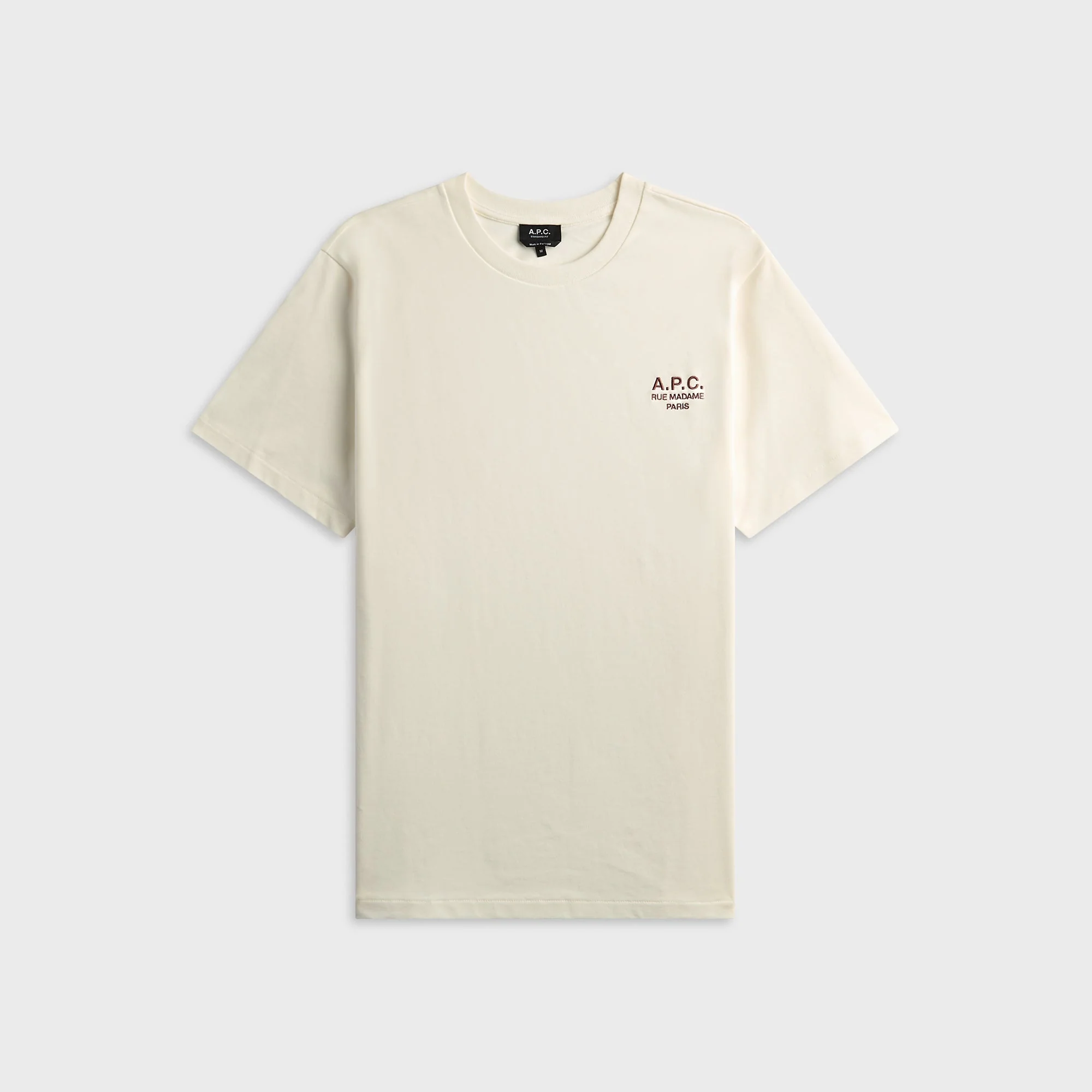 A.P.C. Standard Rue Madame Tee - Blanc / Terracotta