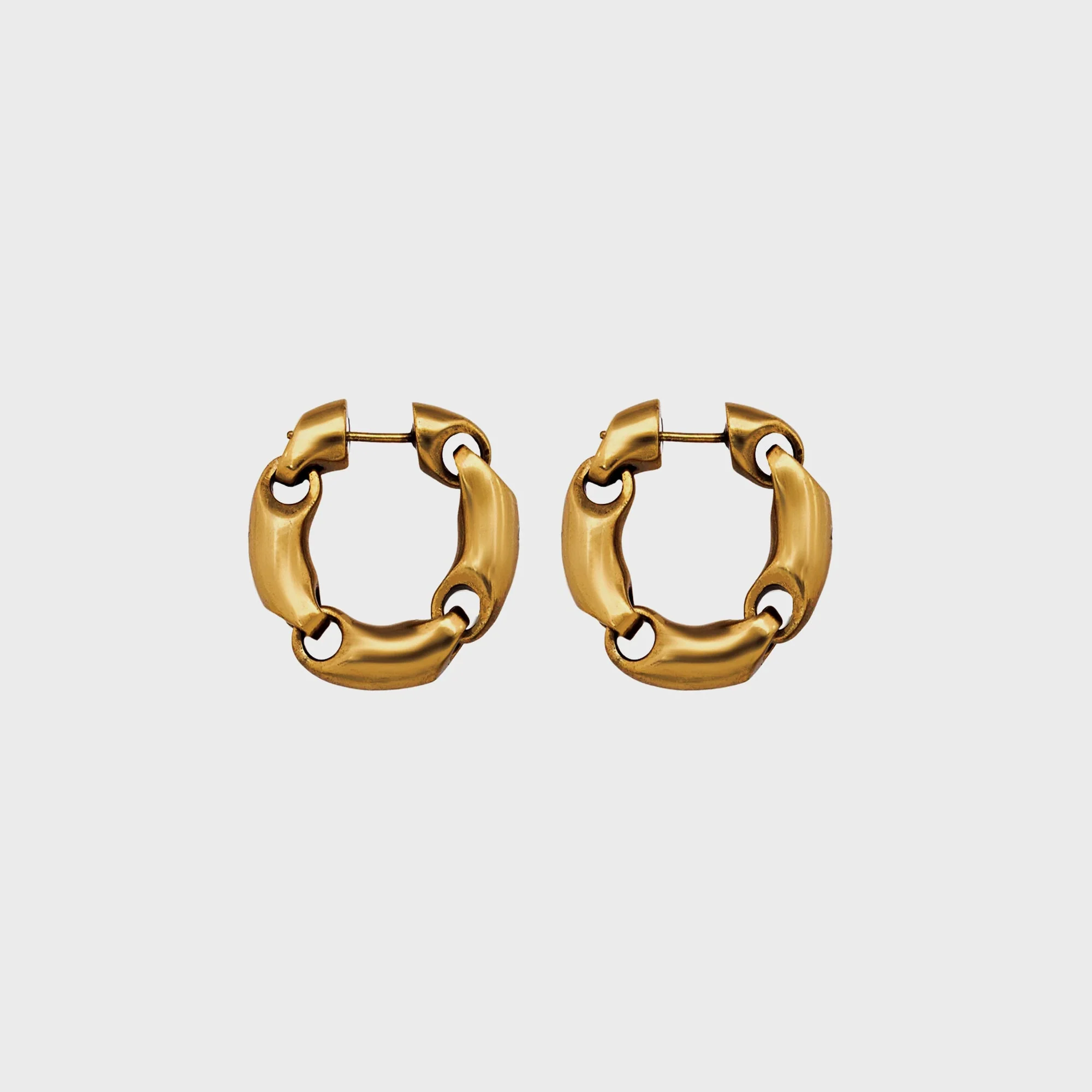 ARSN Favorite Mistake Hoops - Antiqued Gold