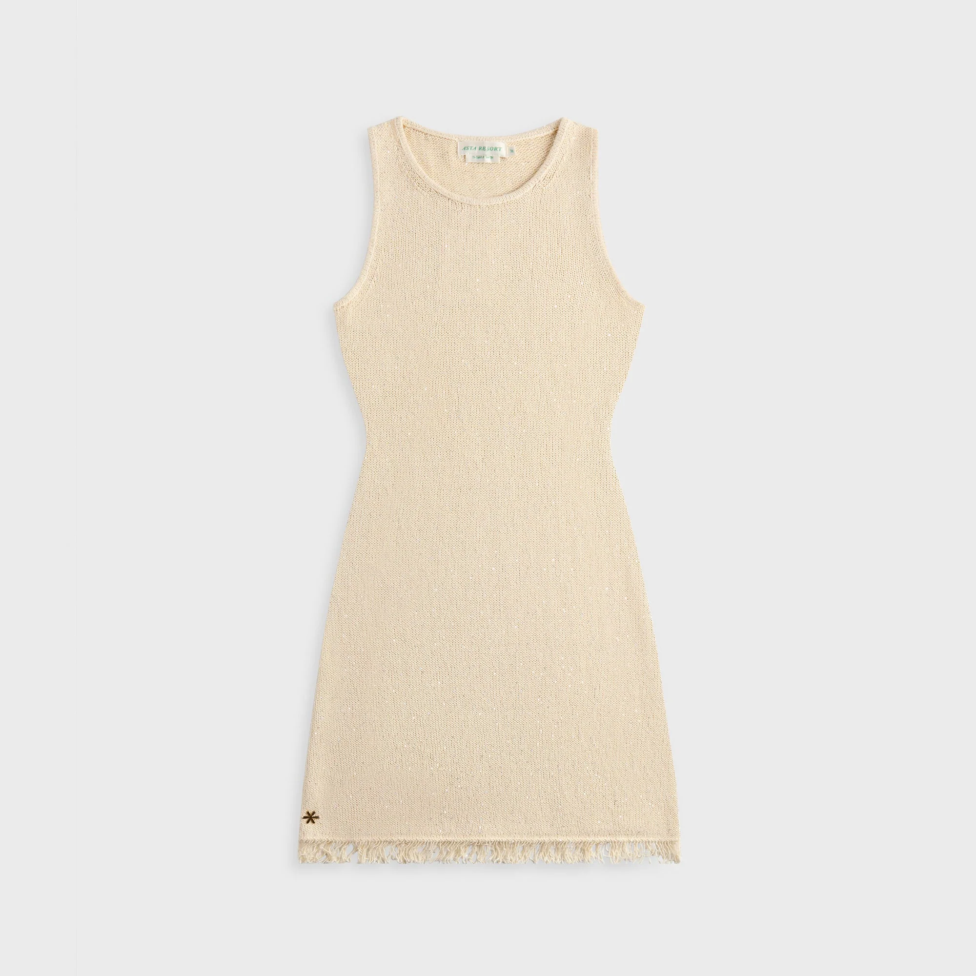 Asta Resort Natalia Mini Dress - Ivory Sequin