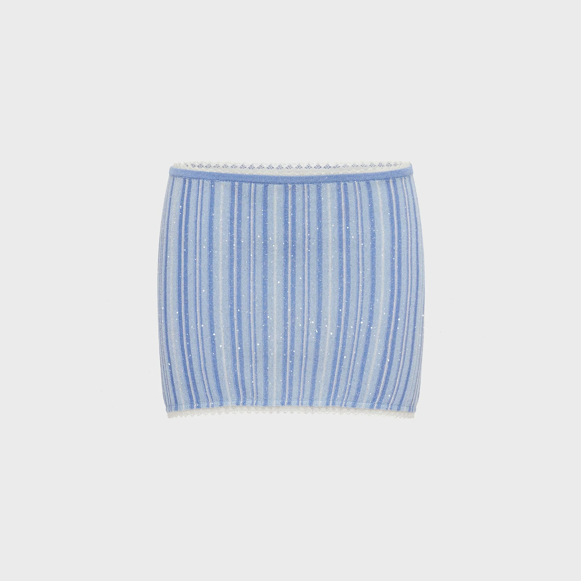 Asta Resort Cleo Mini Skirt - Sea Mist / Sailor Blue Stripe