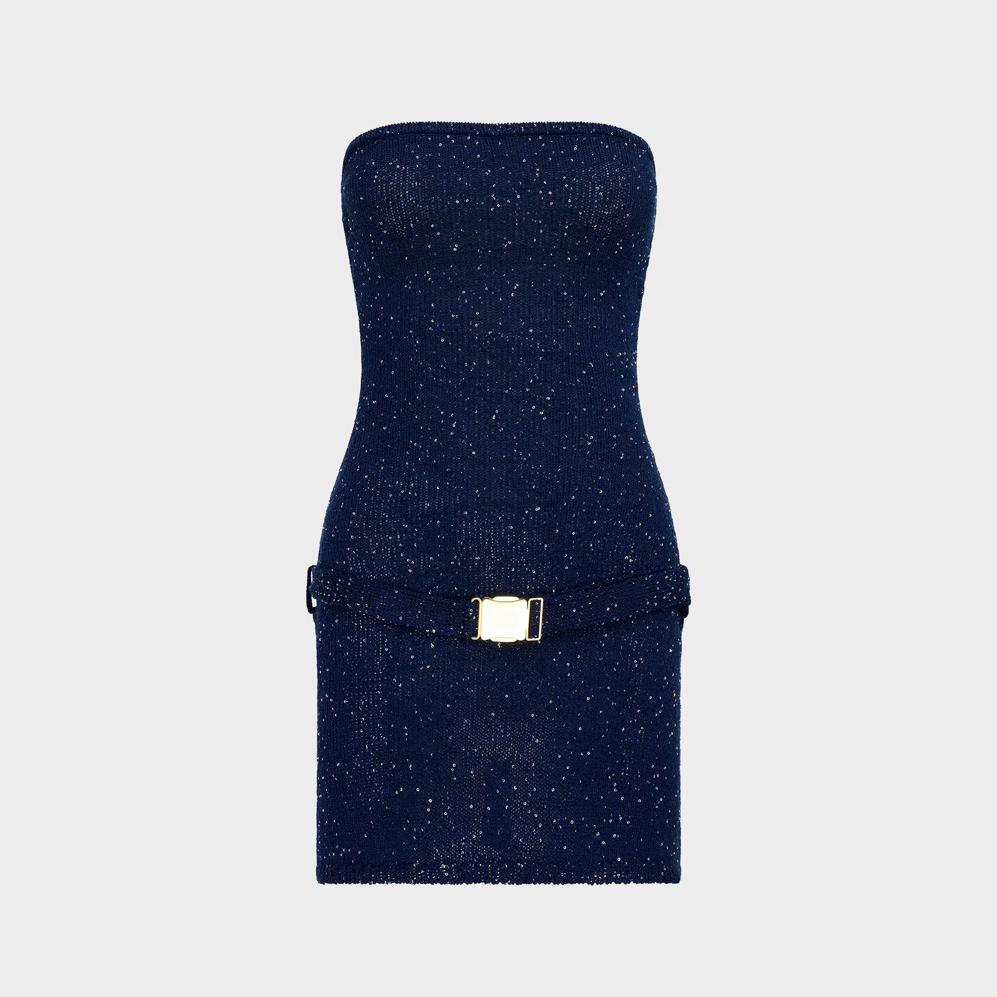 Asta Resort Gisele Mini Dress - Navy Sequin