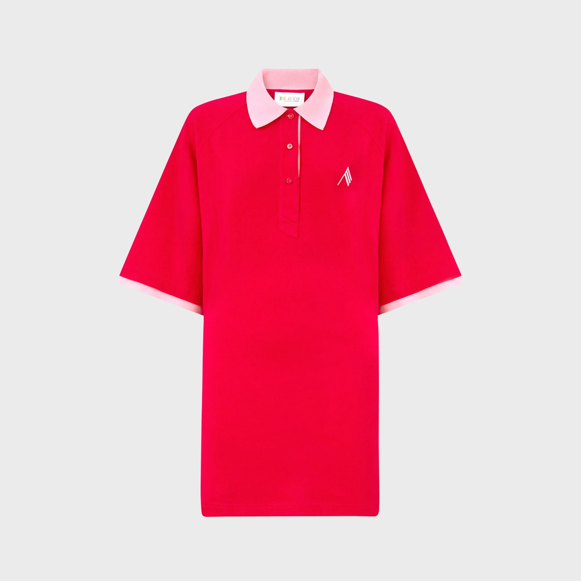 The Attico Mini Polo Dress - Red