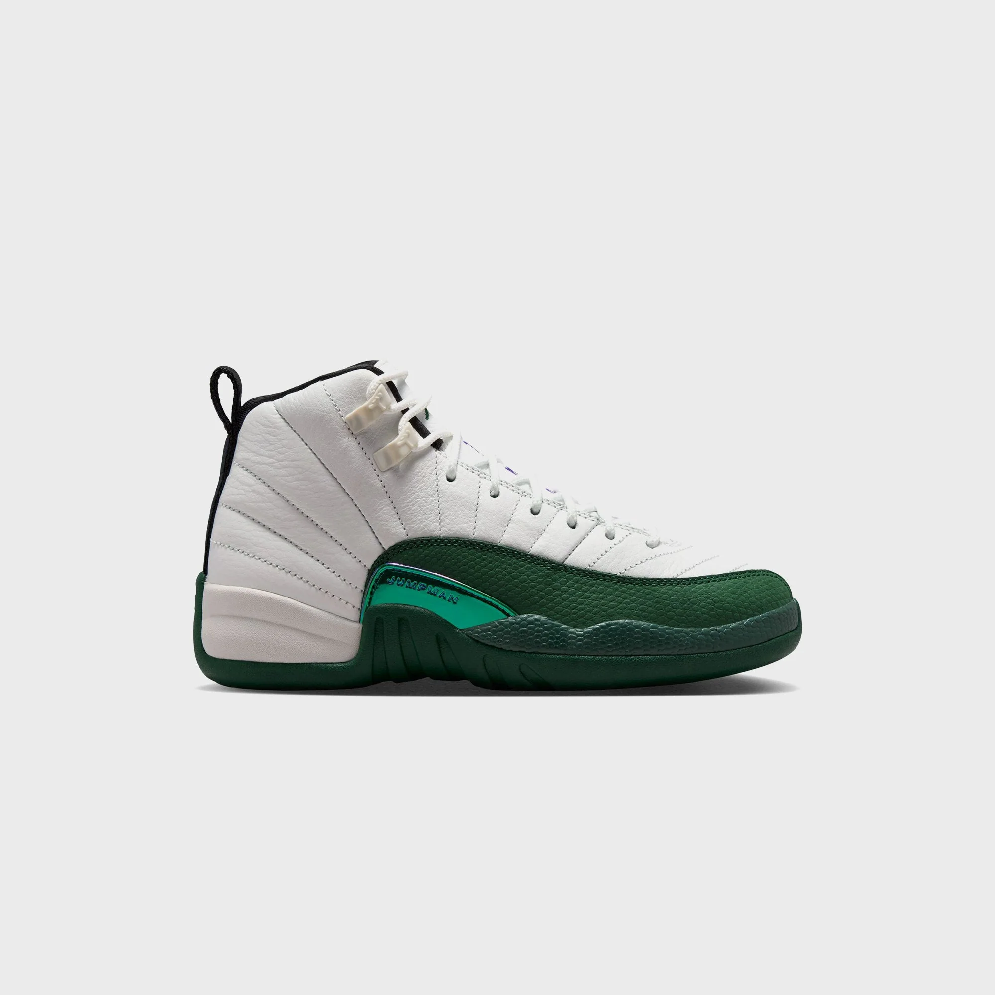 Jordan GS Air Jordan 12 Retro - Summit White / Gorge Green / Black / Fierce Purple