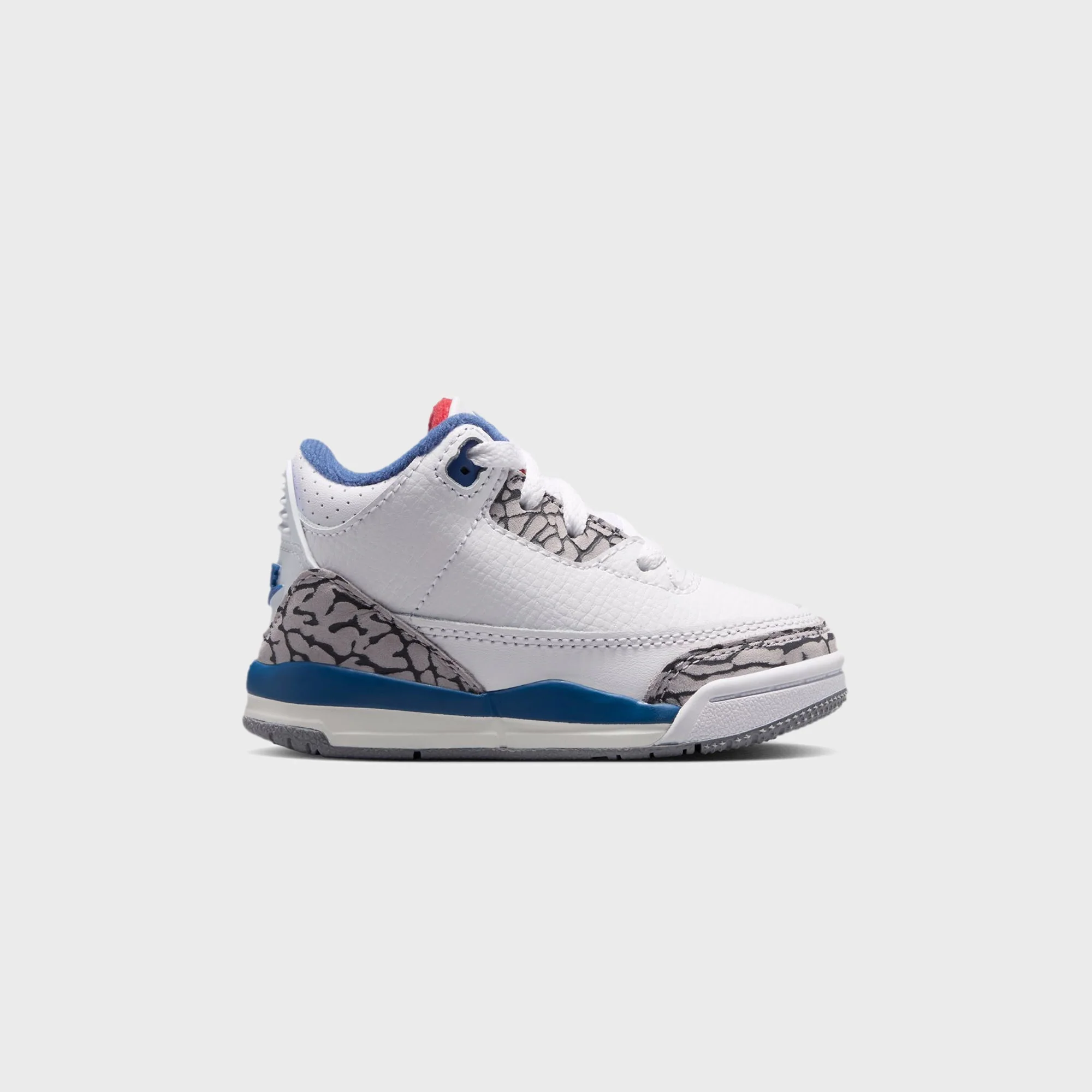 Jordan TD Jordan 3 Retro - White / True Blue / Cement Grey / Fire Red