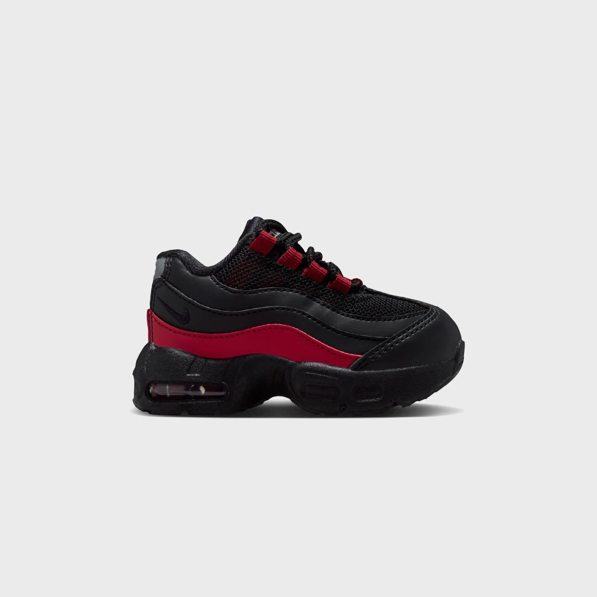 Nike TD Air Max 95 Recraft - Black / Team Crimson / Wolf Grey