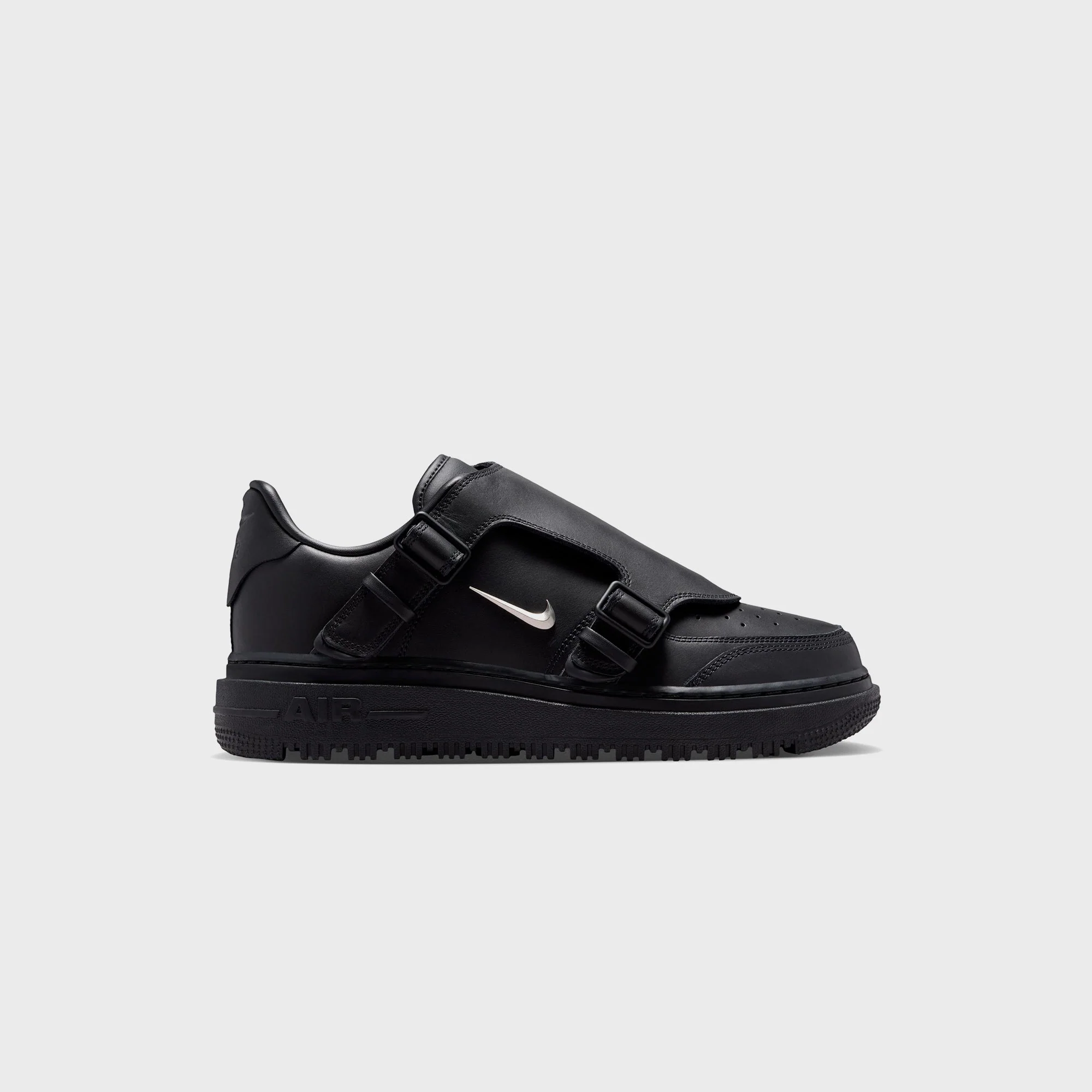 Nike Air Force 1 Low Luxe - Black / Metallic Silver / Anthracite