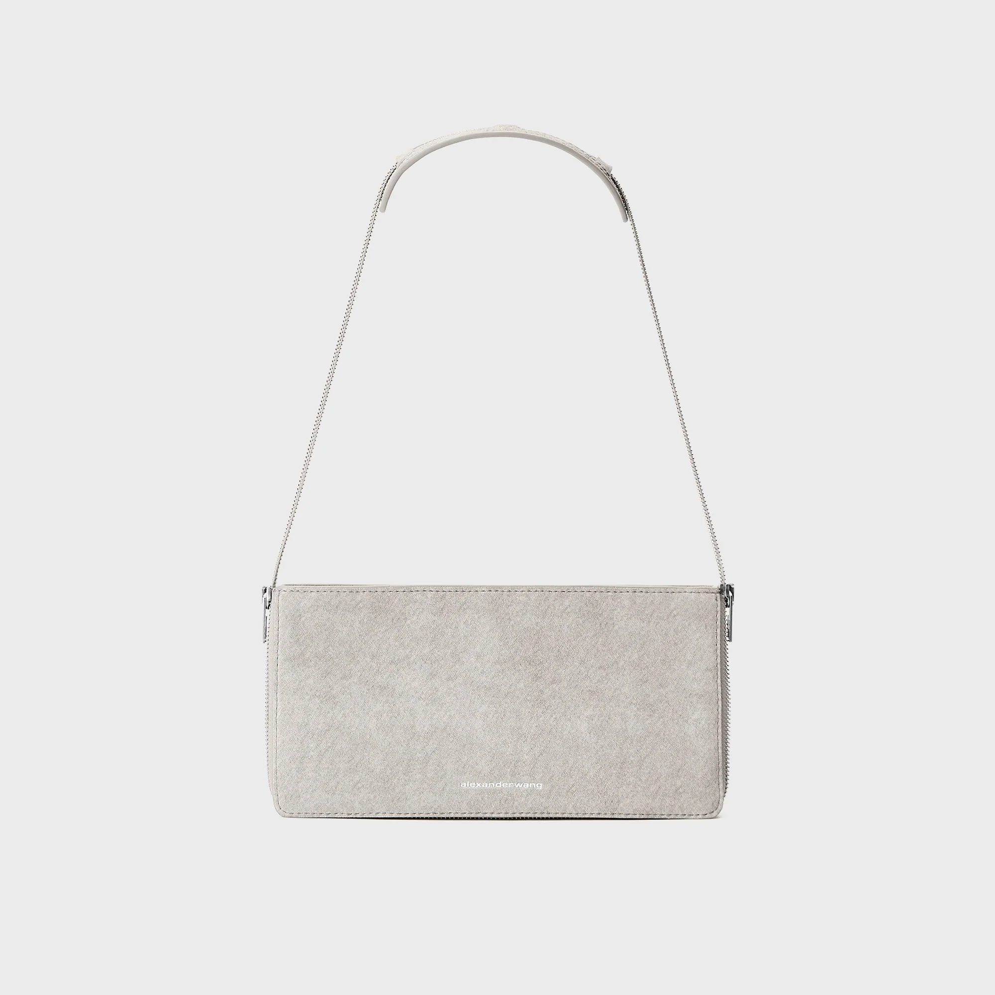 Alexander Wang Siren Pochette - Heather Grey
