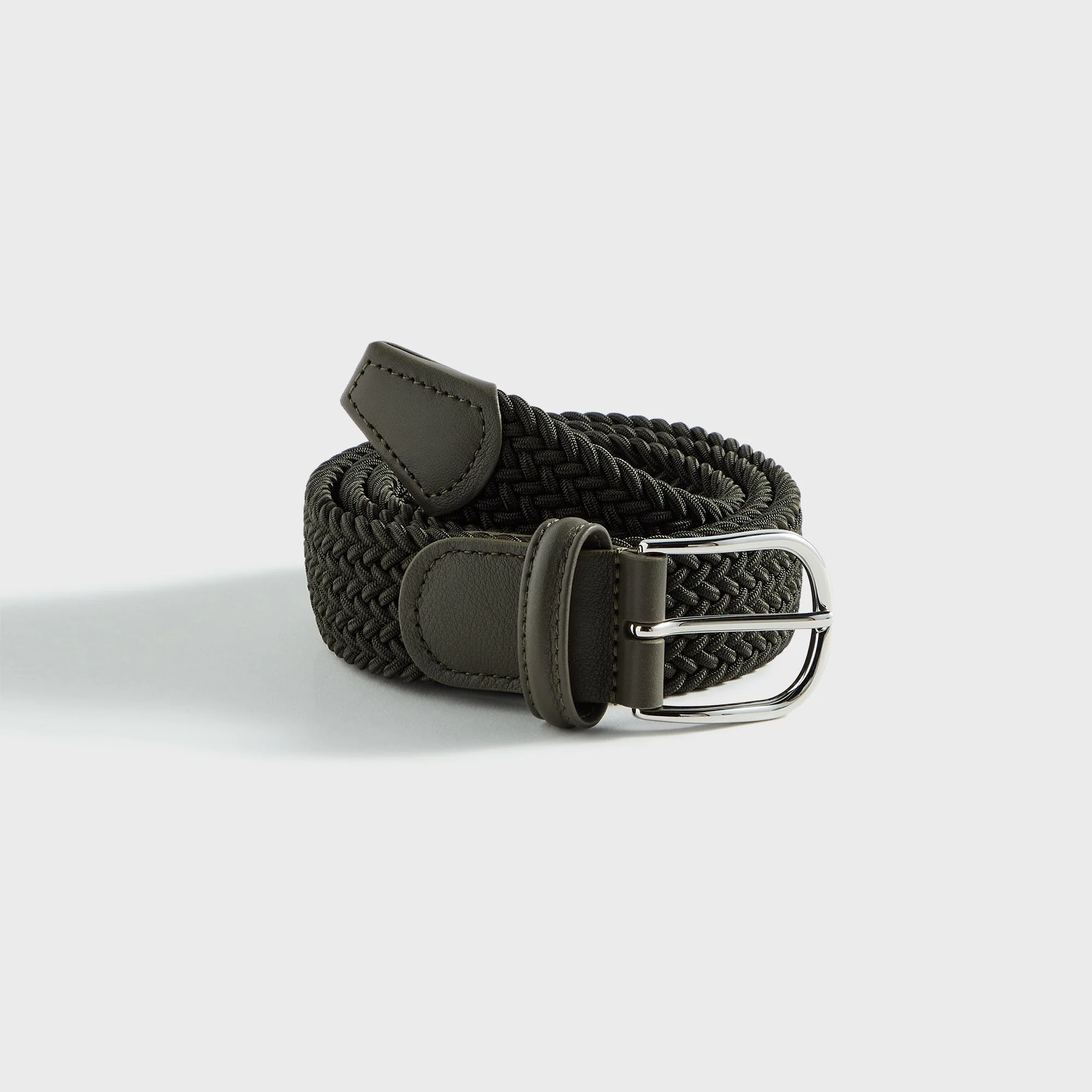 Anderson's Elastic Woven Green Belt - Green