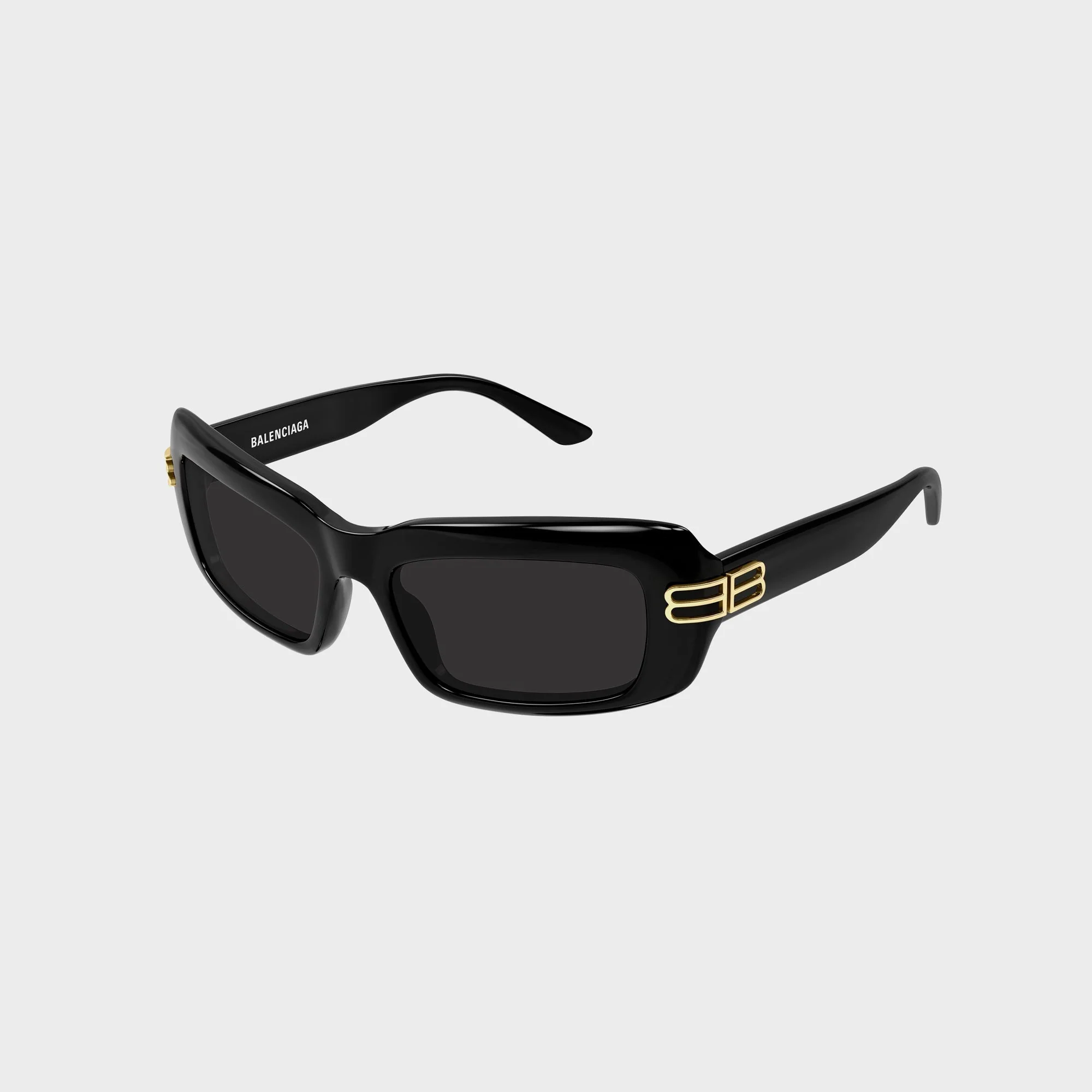 Balenciaga BB0432S Acetate Sunglasses - Black / Grey