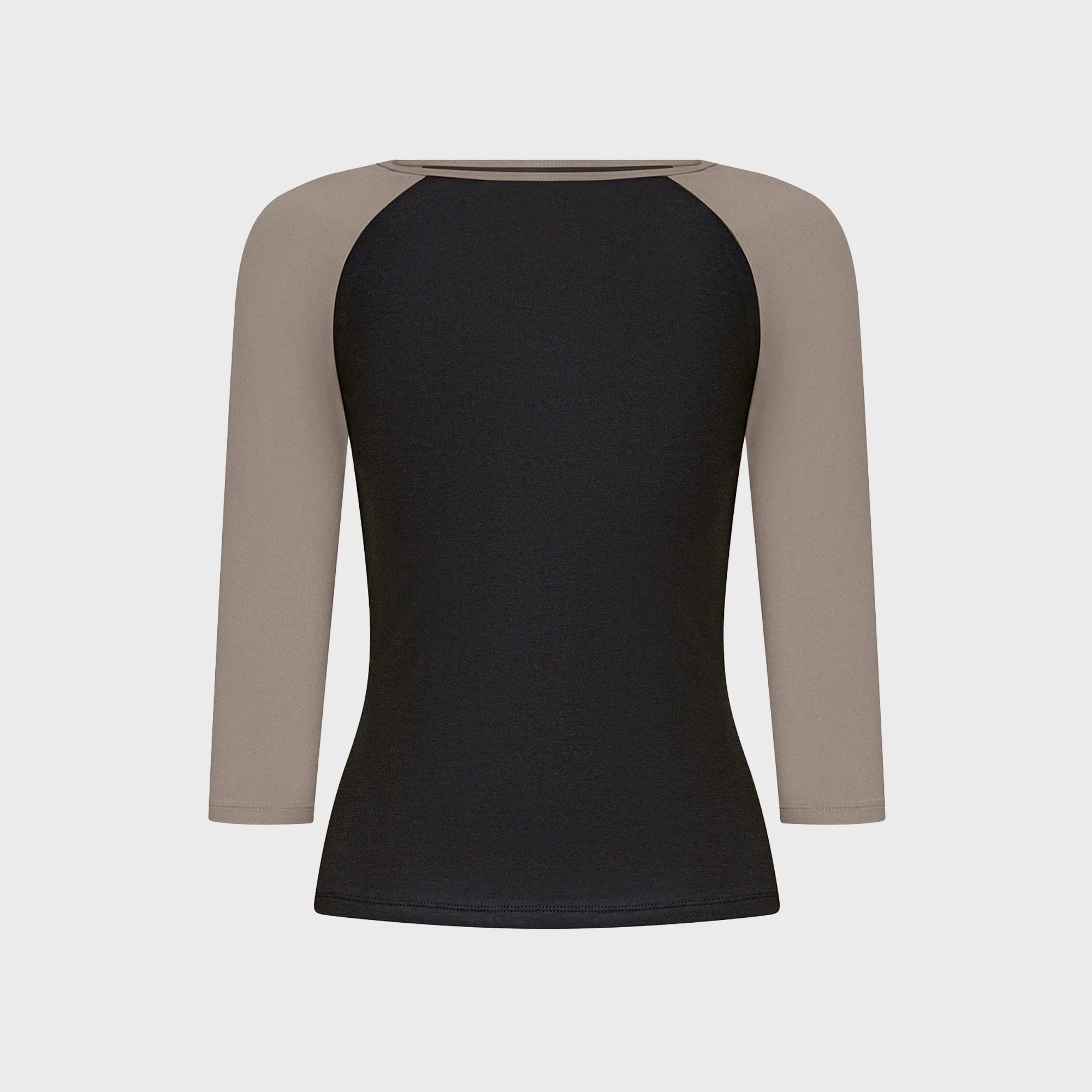 Belle Anna Raglan Top - Black
