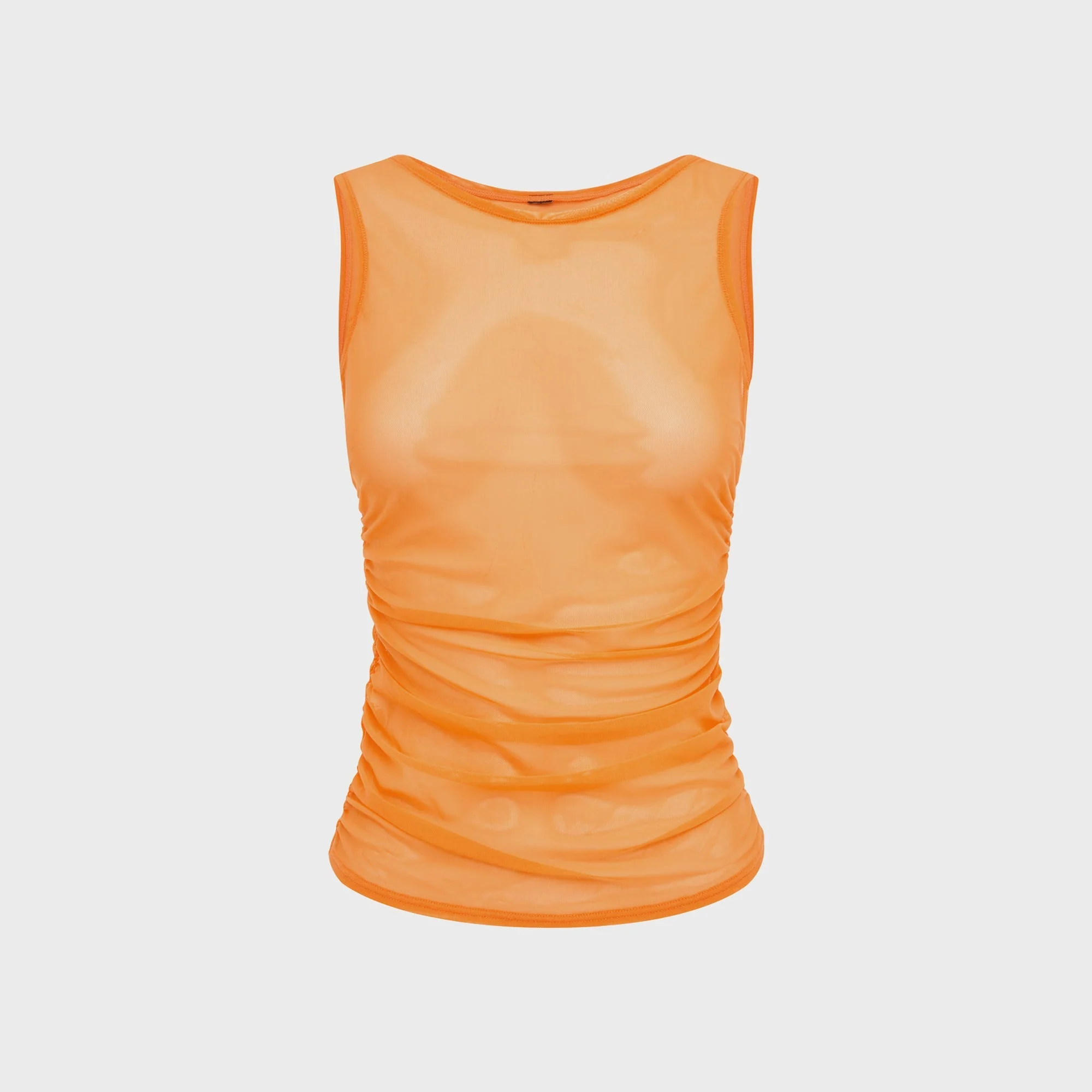 Bond Eye Claudia Tank Top - Mandarin Mesh