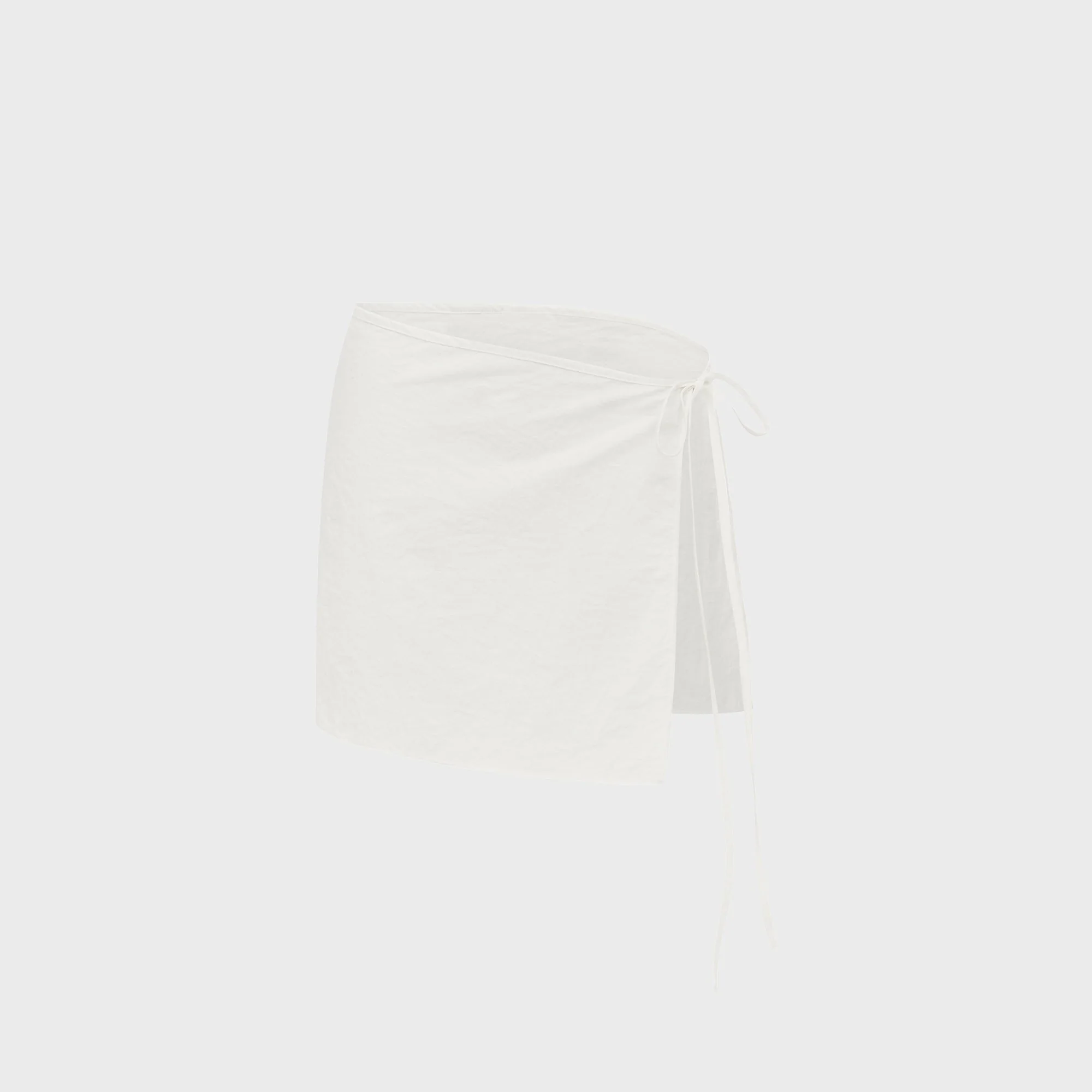 Bond-Eye Hazel Wrap Mini Skirt - Coconut Spray