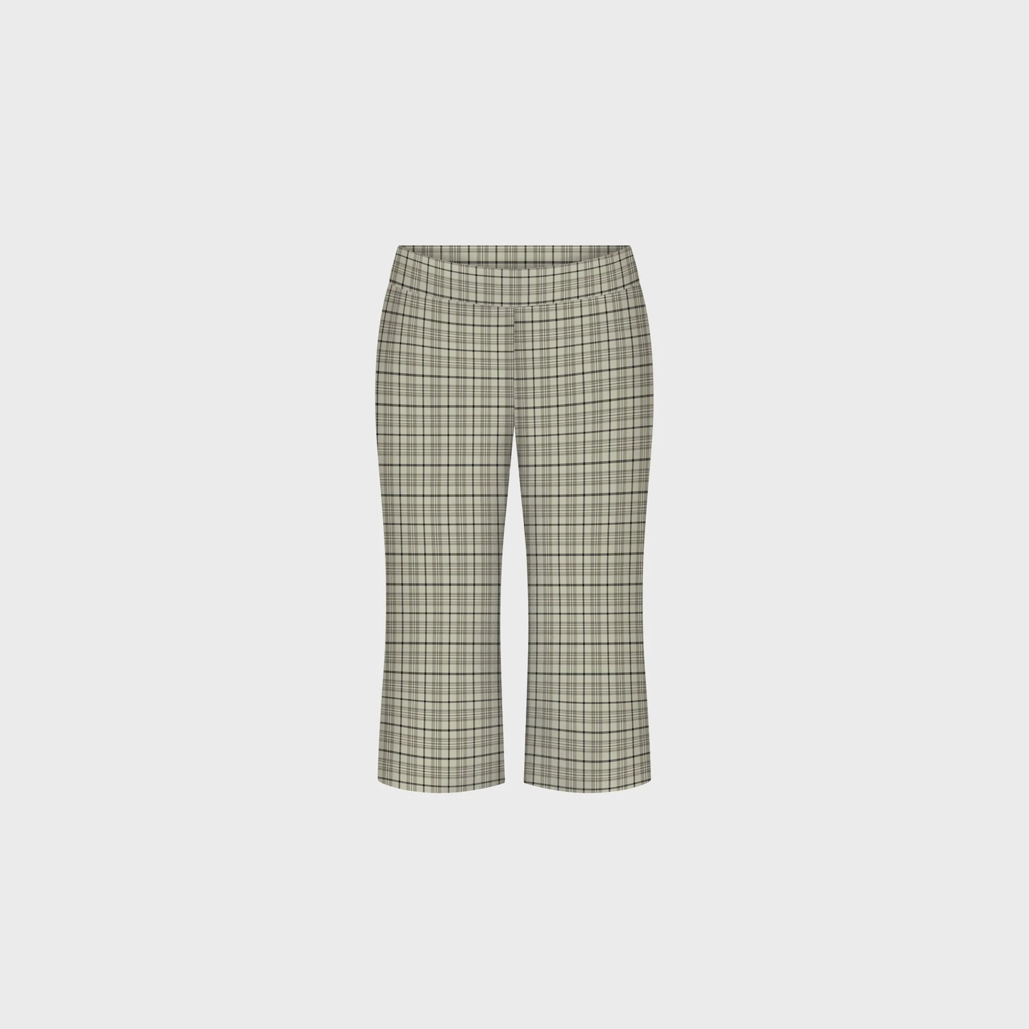 Belle Anna Remi Capri - Brown Plaid