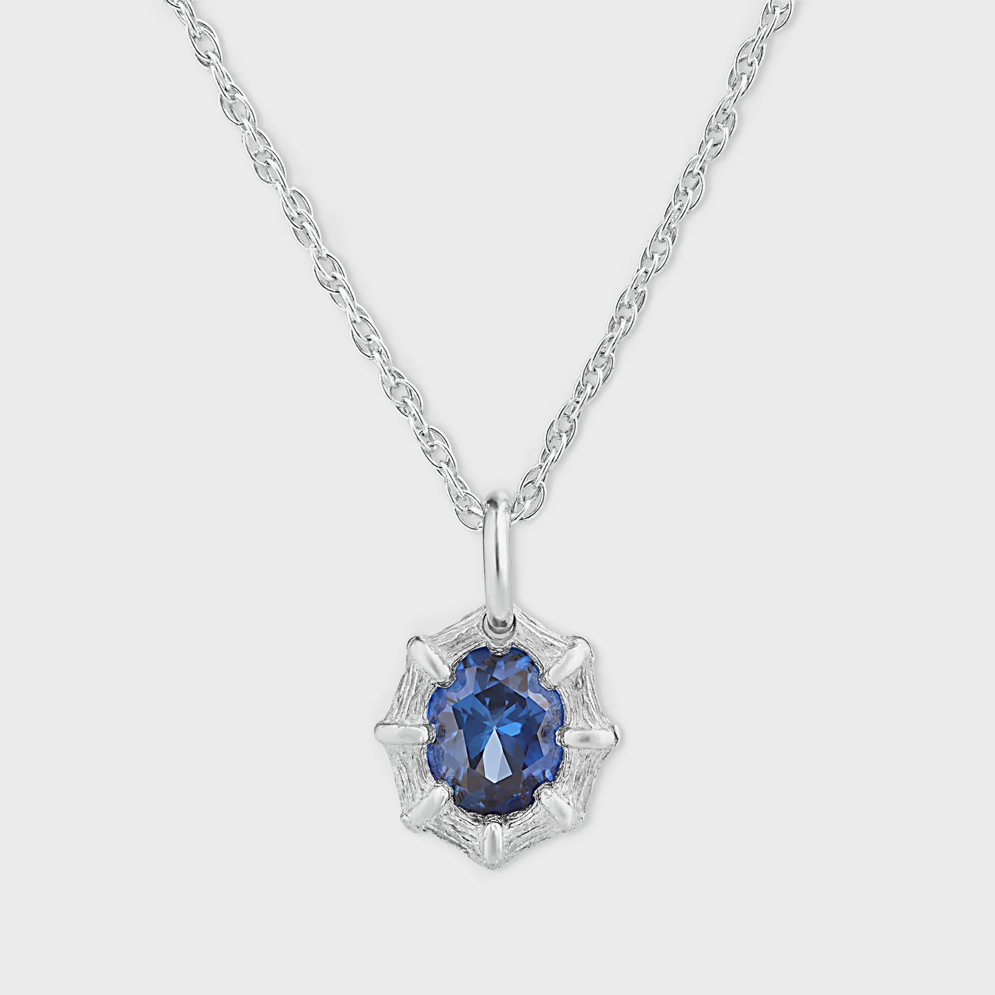 Bleue Burnham Mini Bamboo Pendant - Blue